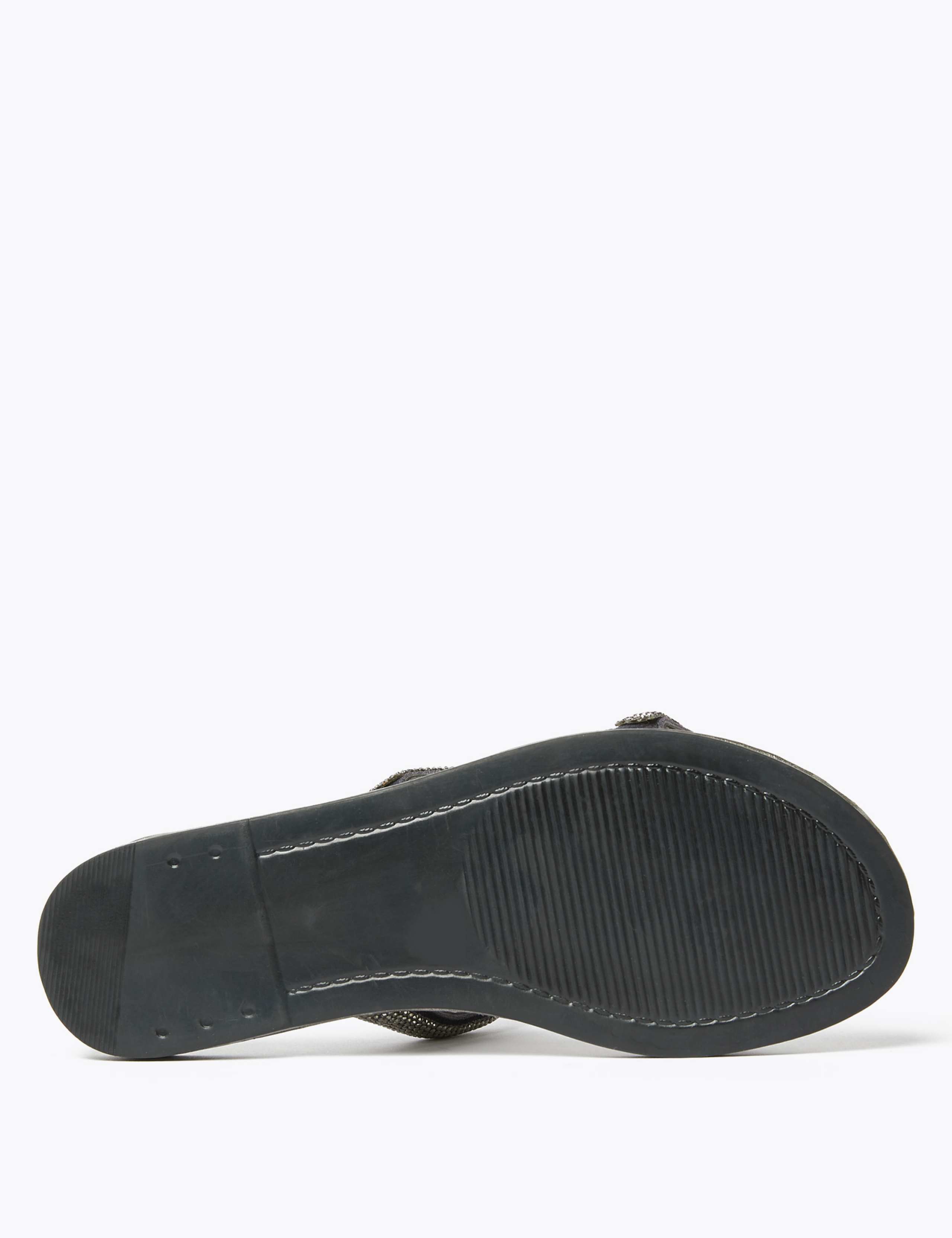 Embellished Strappy Flat Mules 5 of 5