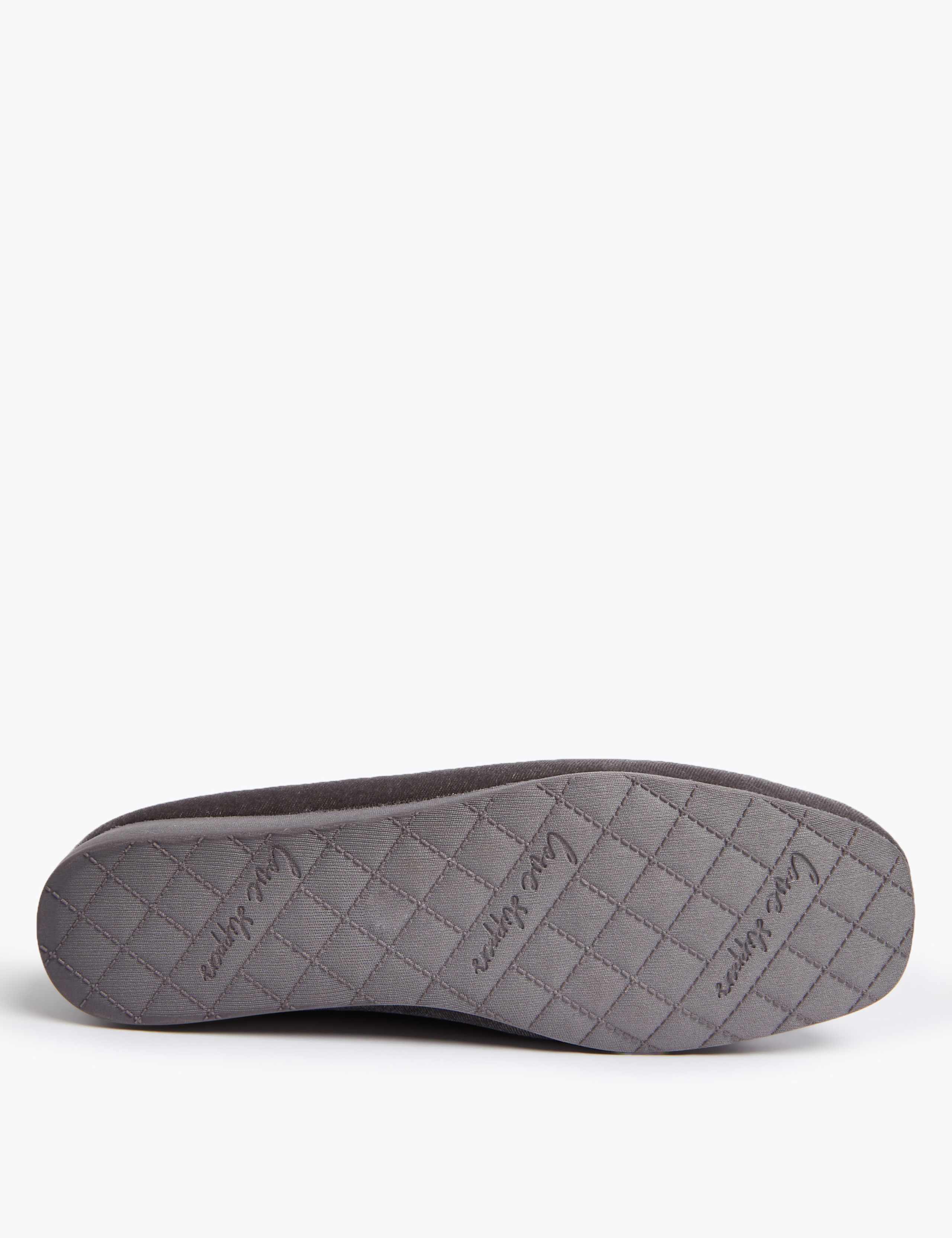 Velvet Wedge Ballerina Slippers 4 of 4