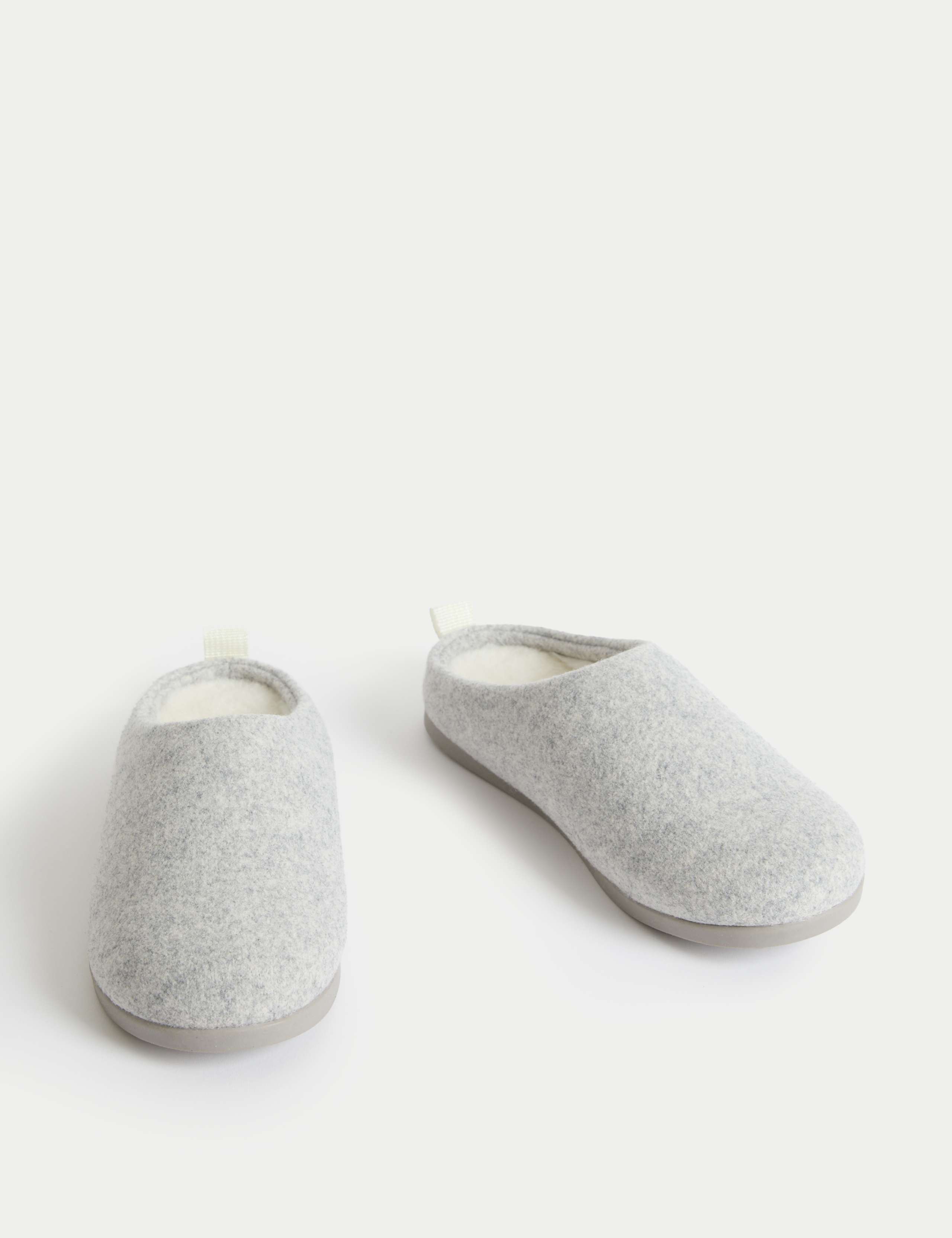 Felt Back Tab Mule Slippers 2 of 3