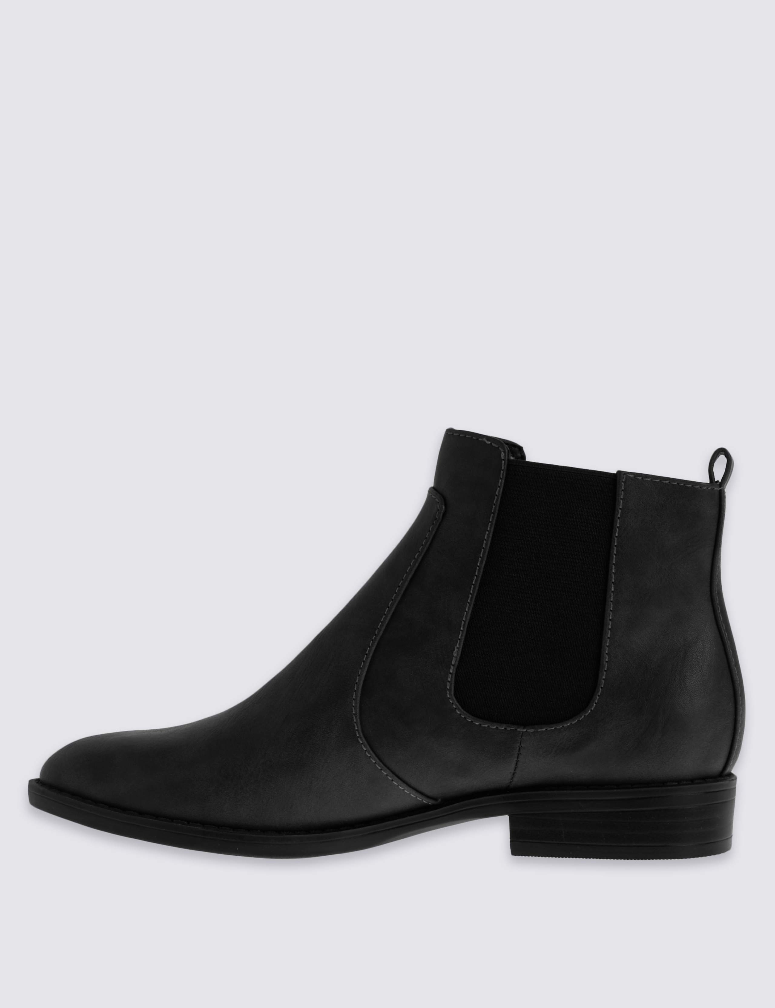 Block Heel Chelsea Ankle Boots 3 of 4