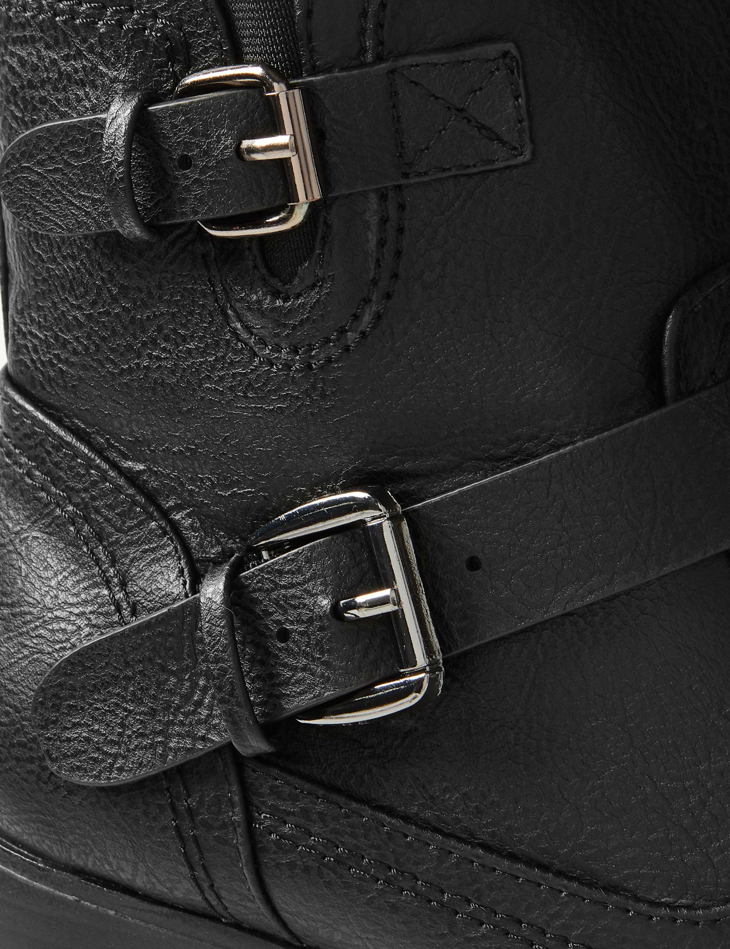 Biker Block Heel Ankle Boots 4 of 6