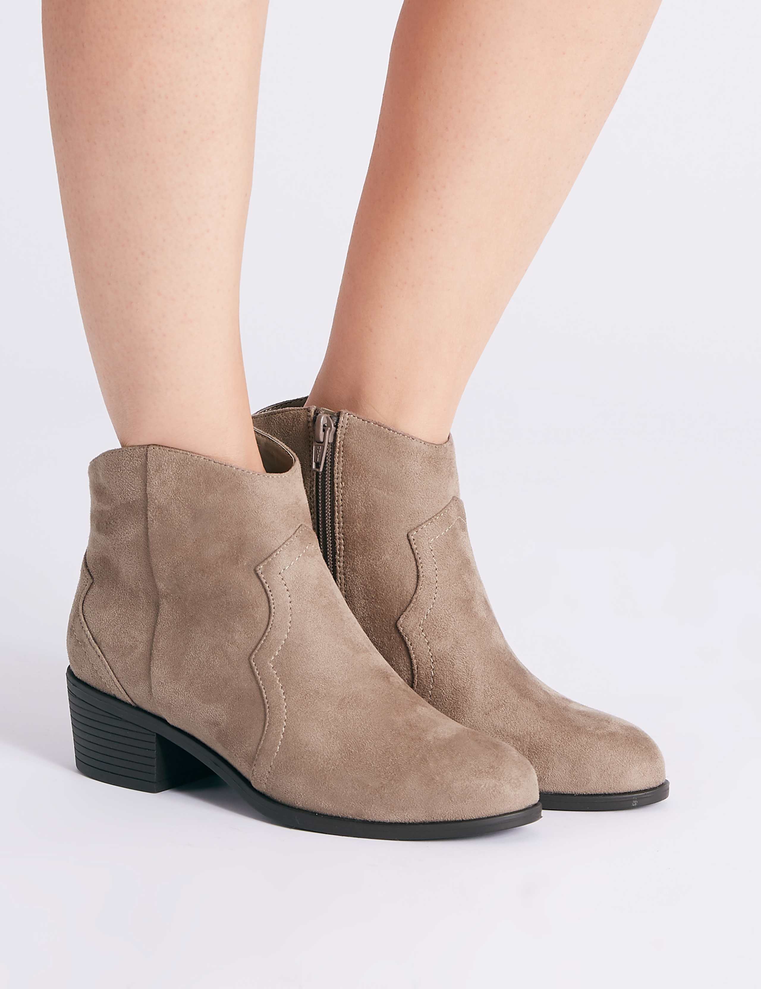 Block Heel Western Boots 1 of 6