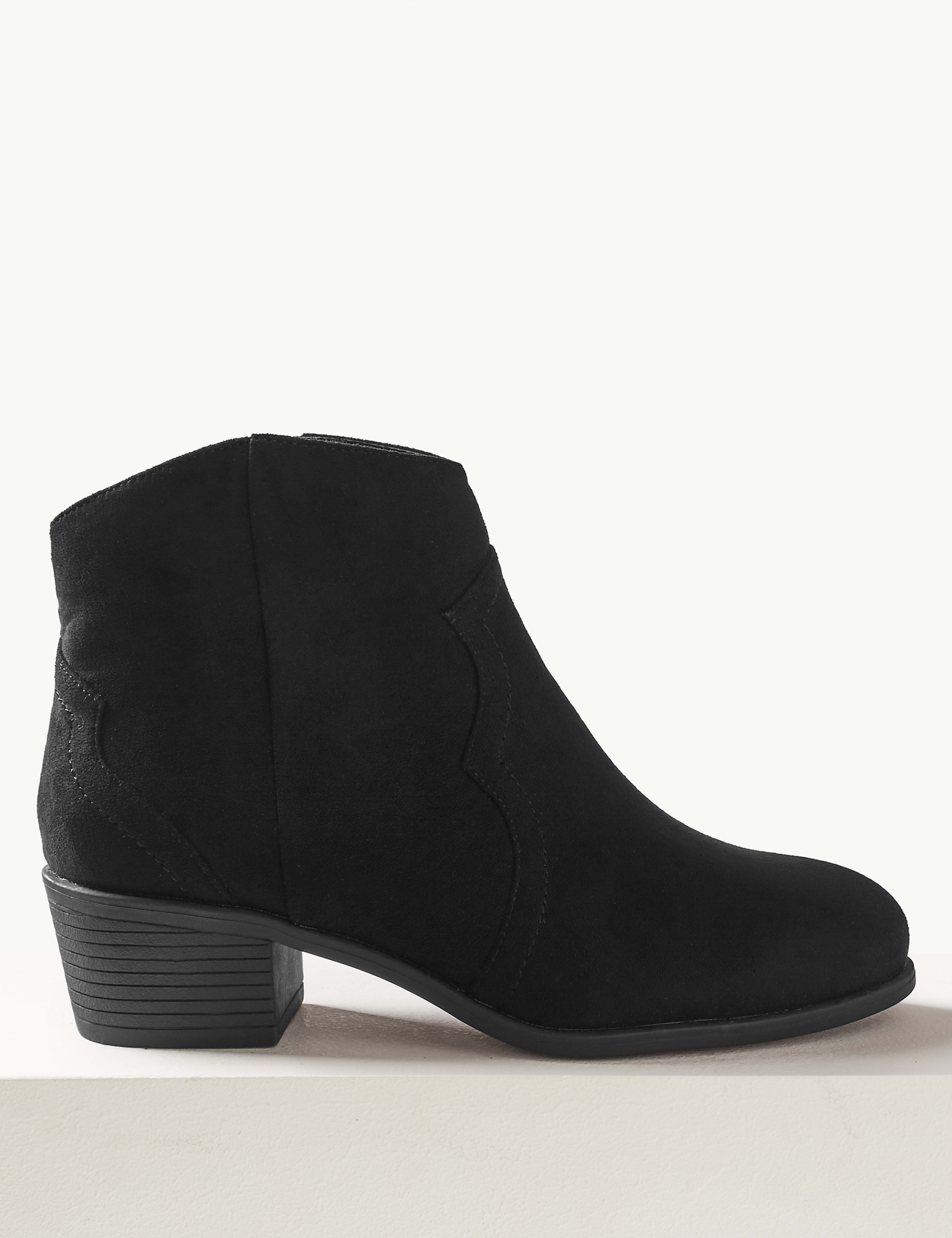 Wide Fit Western Ankle Boots 2 of 5