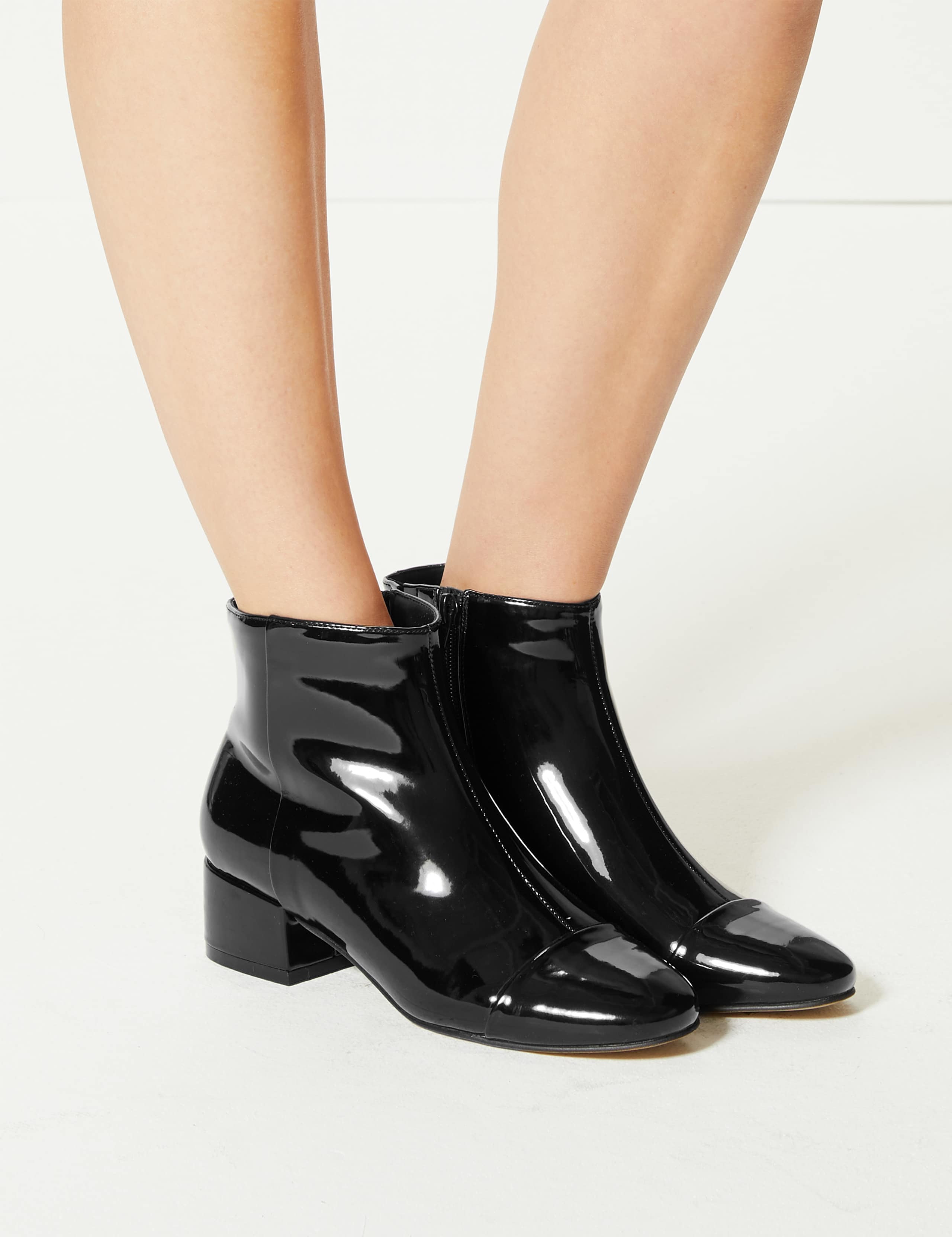 Block Heel Ankle Boots 1 of 5