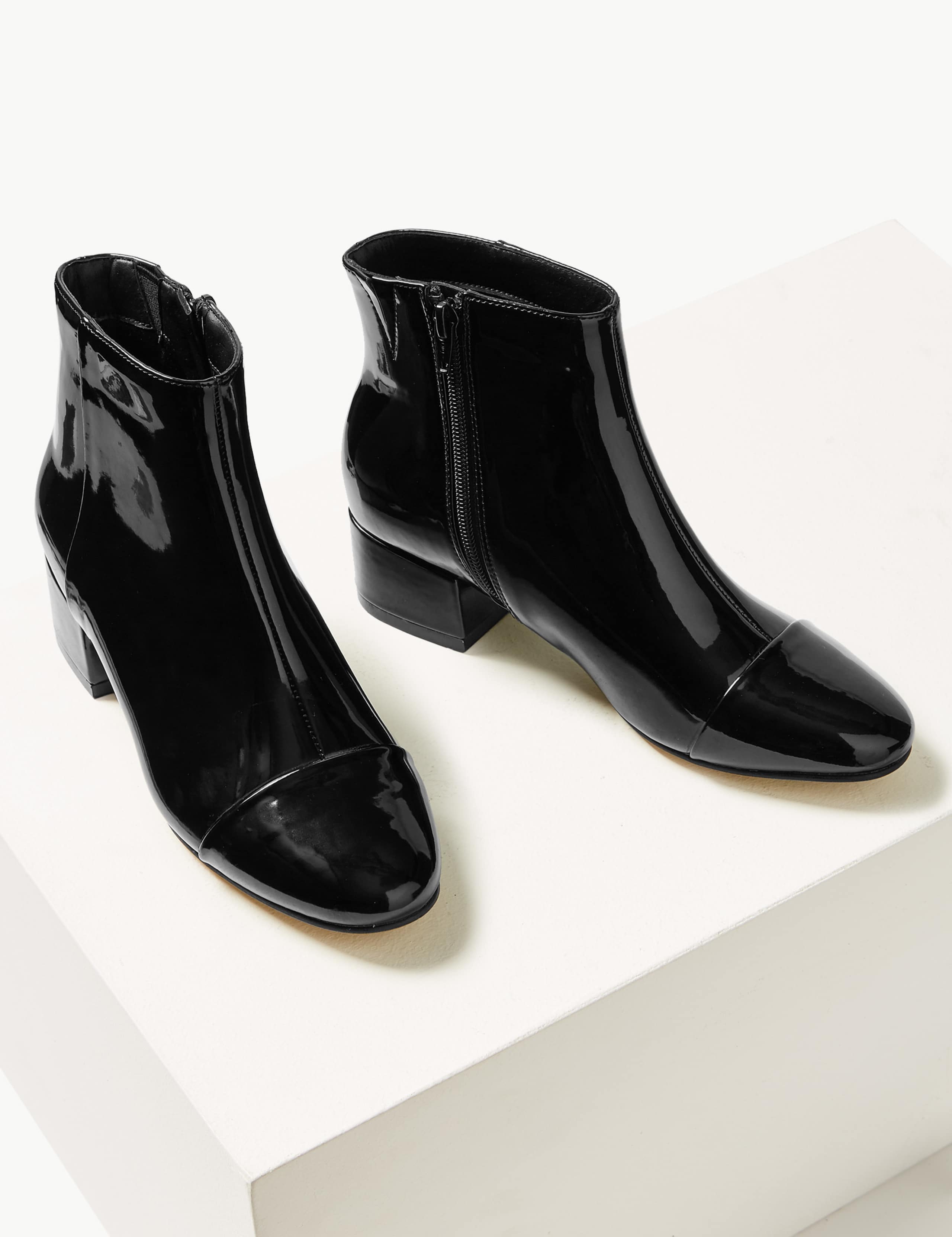 Block Heel Ankle Boots 2 of 5