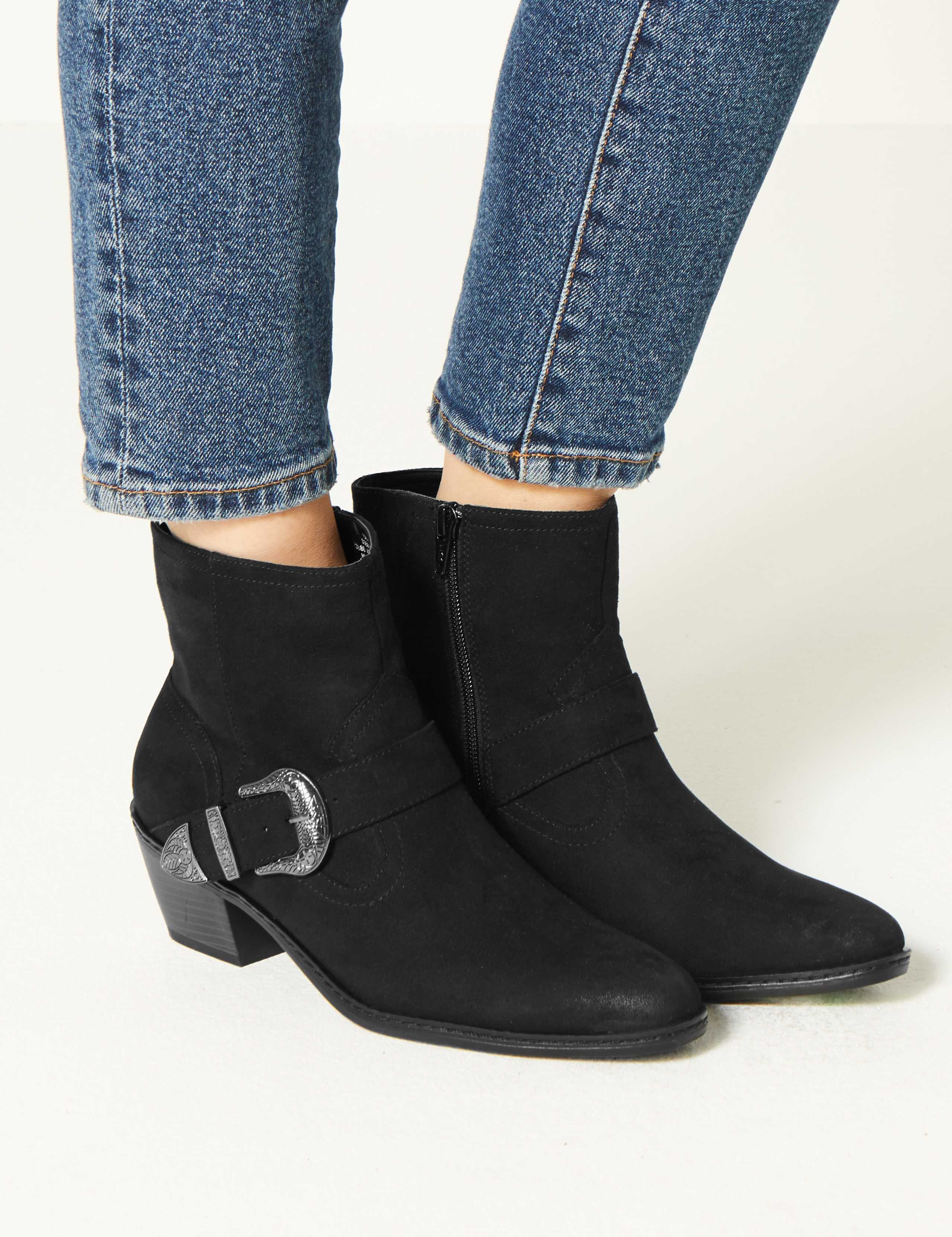 Almond Toe Ankle Boots 1 of 5