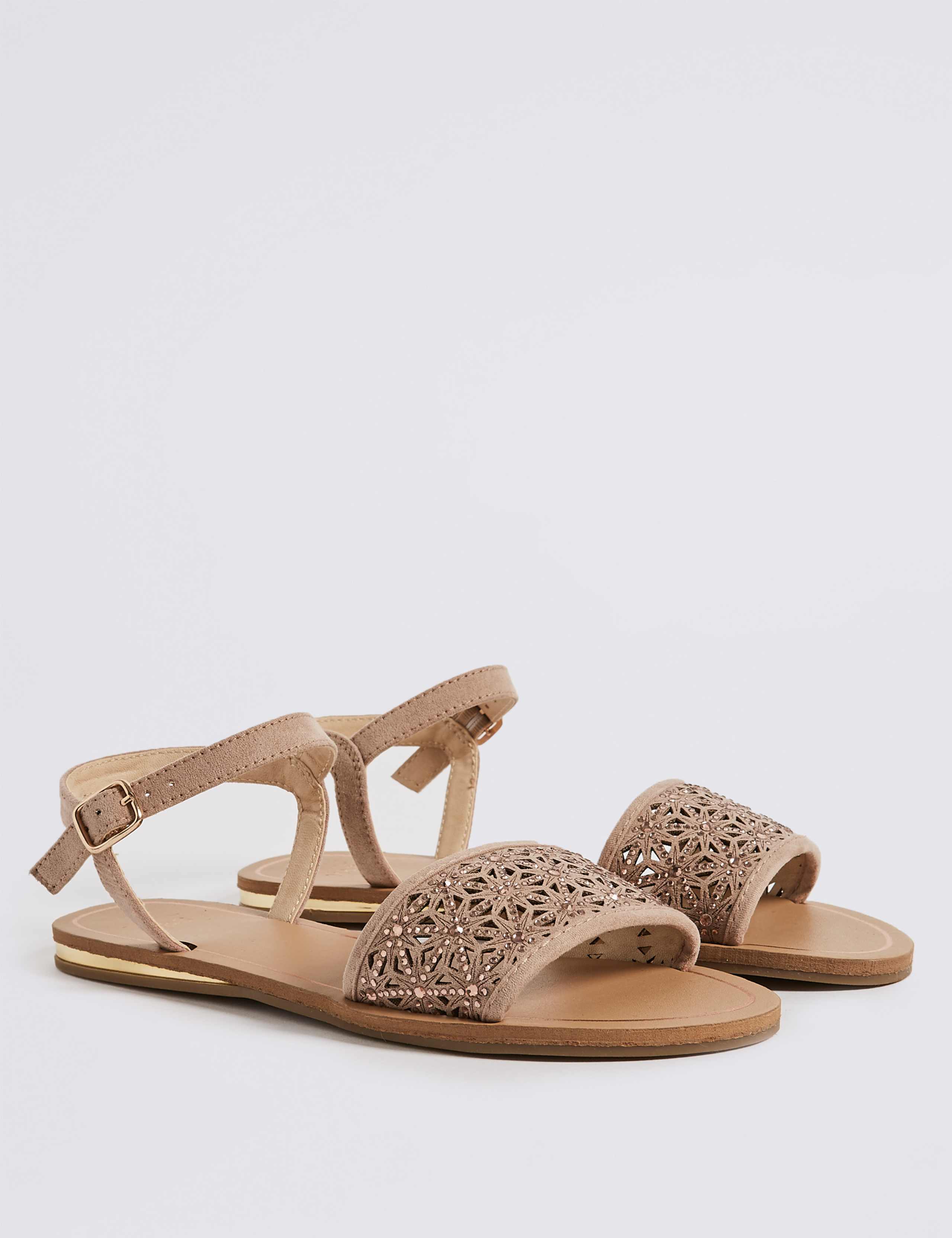 Sparkle Laser Cut Sandals 3 of 6