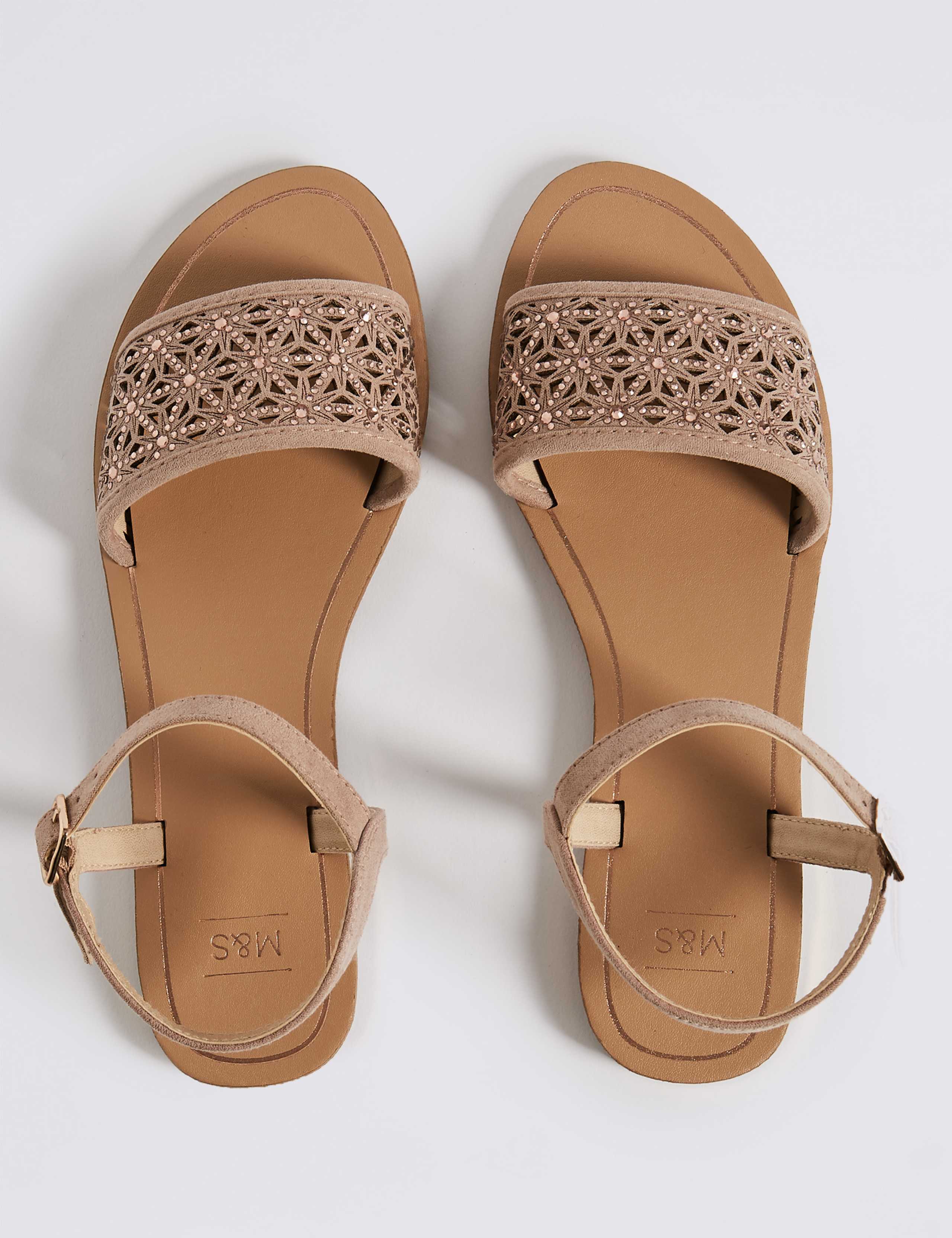 Sparkle Laser Cut Sandals 4 of 6