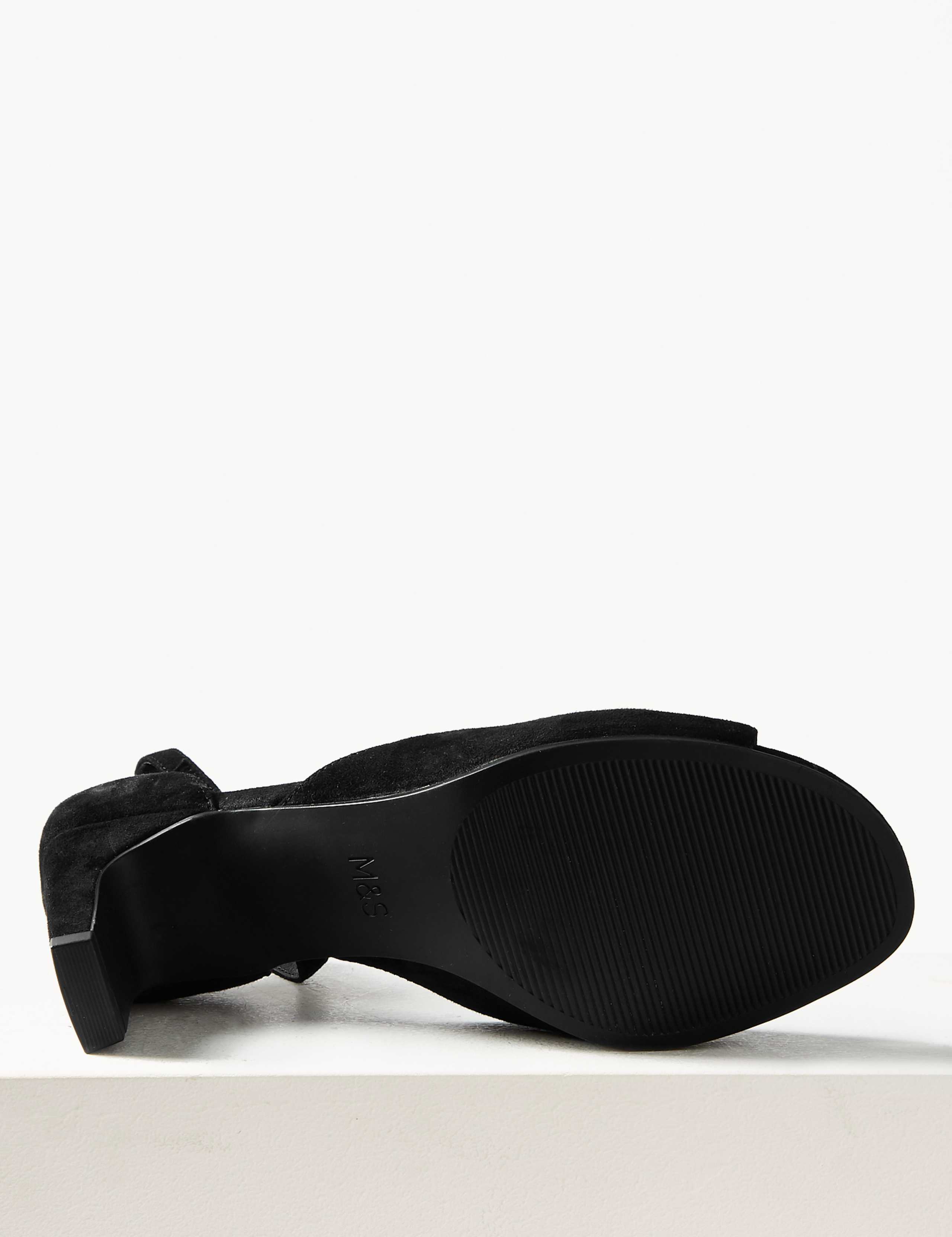 Suede Ankle Strap Sandals 4 of 4