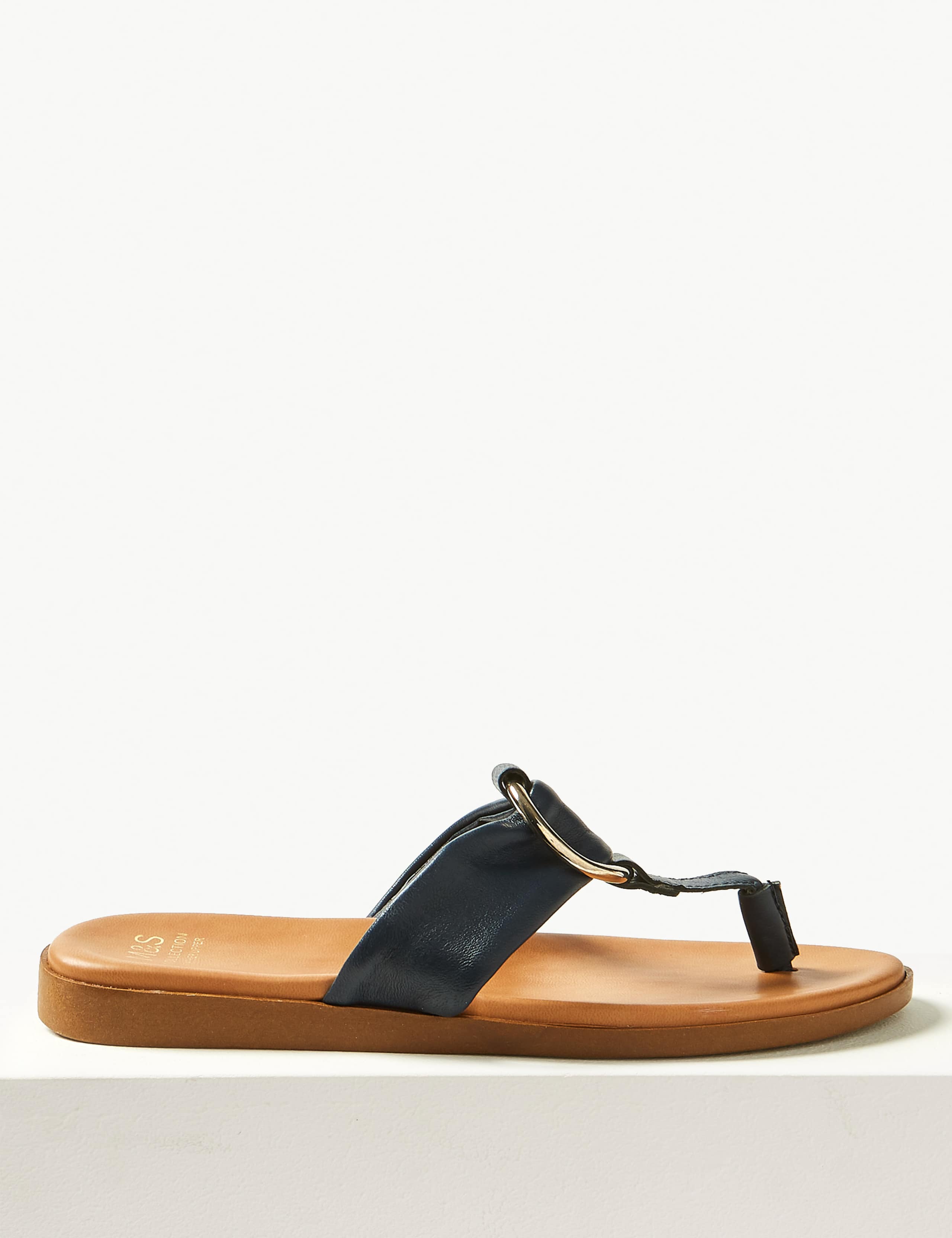 Leather Toe Thong Sandals 2 of 5