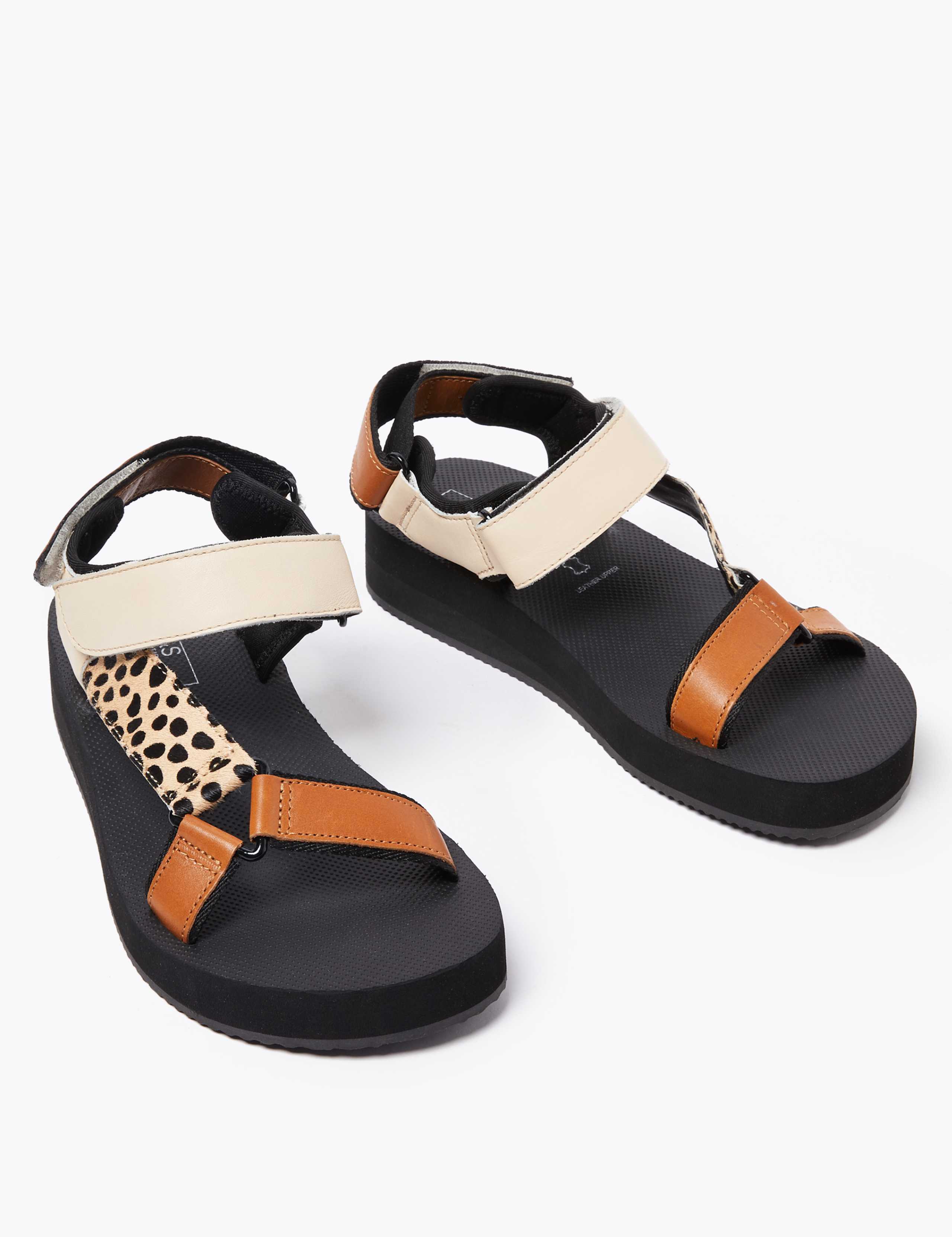 Leather Strappy Sandals 3 of 5