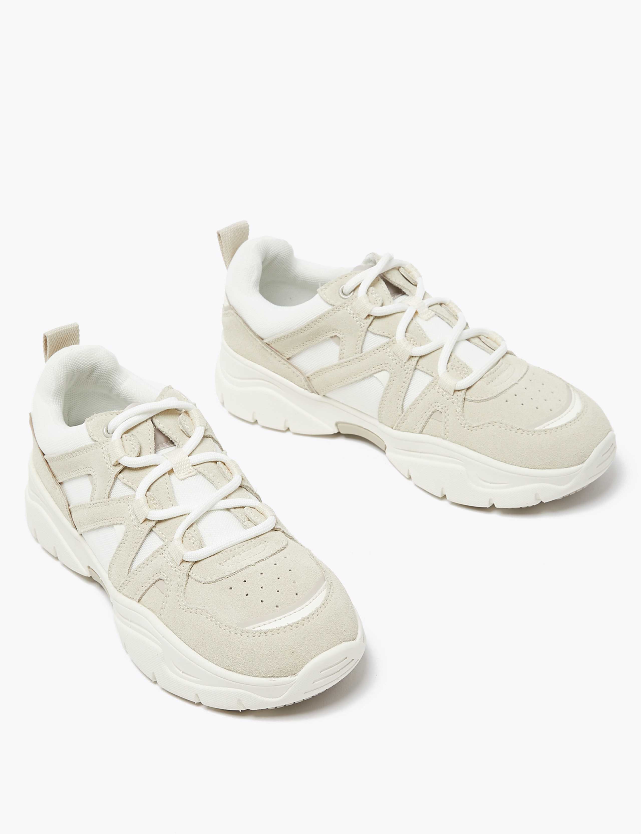 Suede Lace Up Trainers 3 of 5