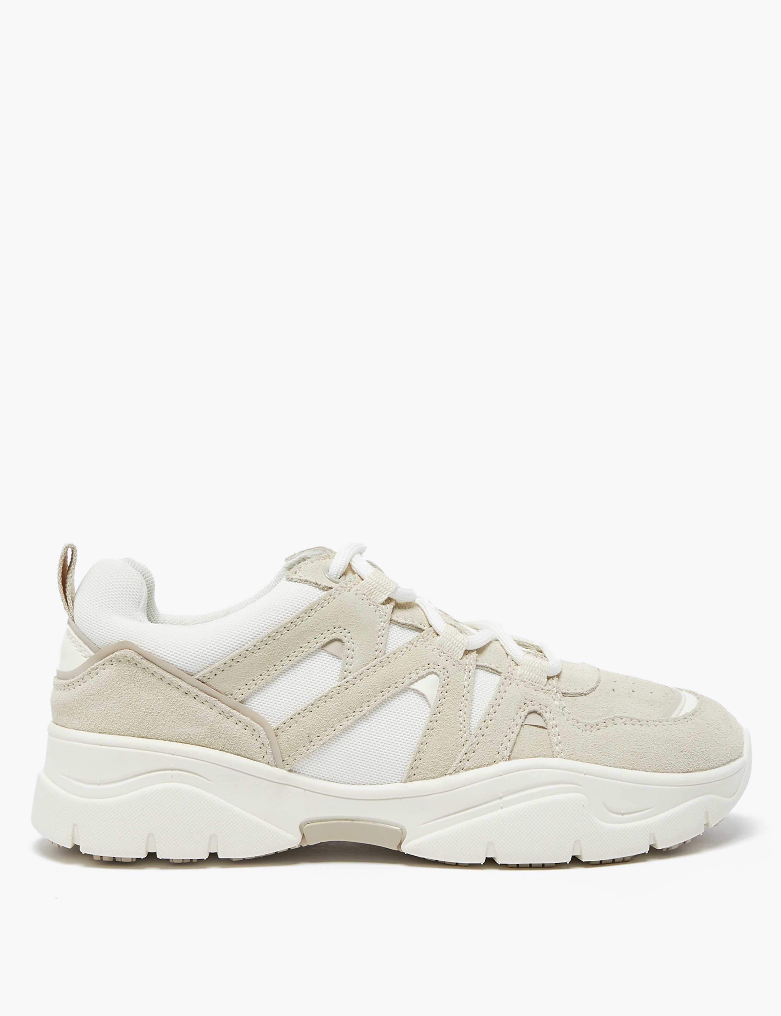 Suede Lace Up Trainers 2 of 5
