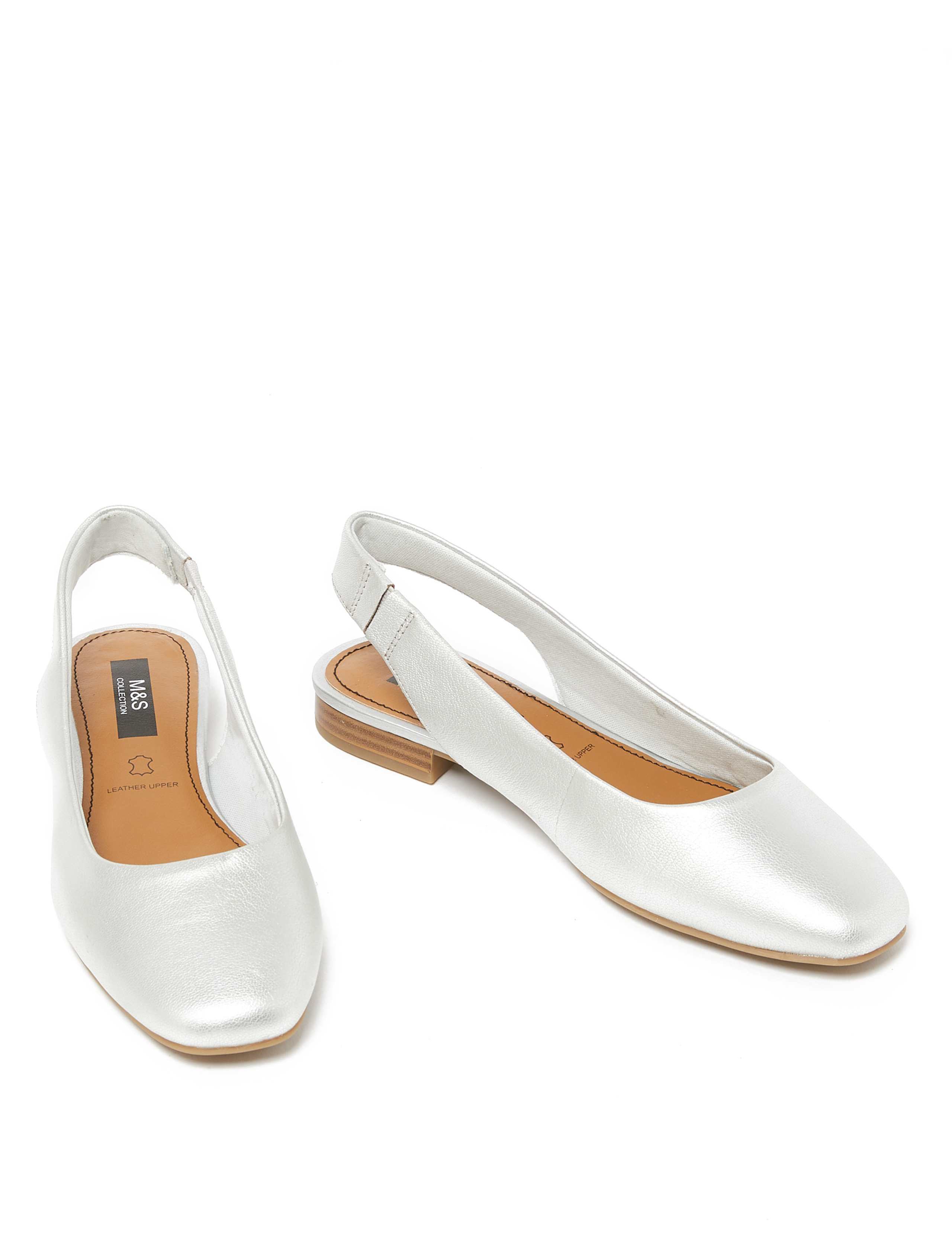 Leather Slingback Shoes 3 of 5