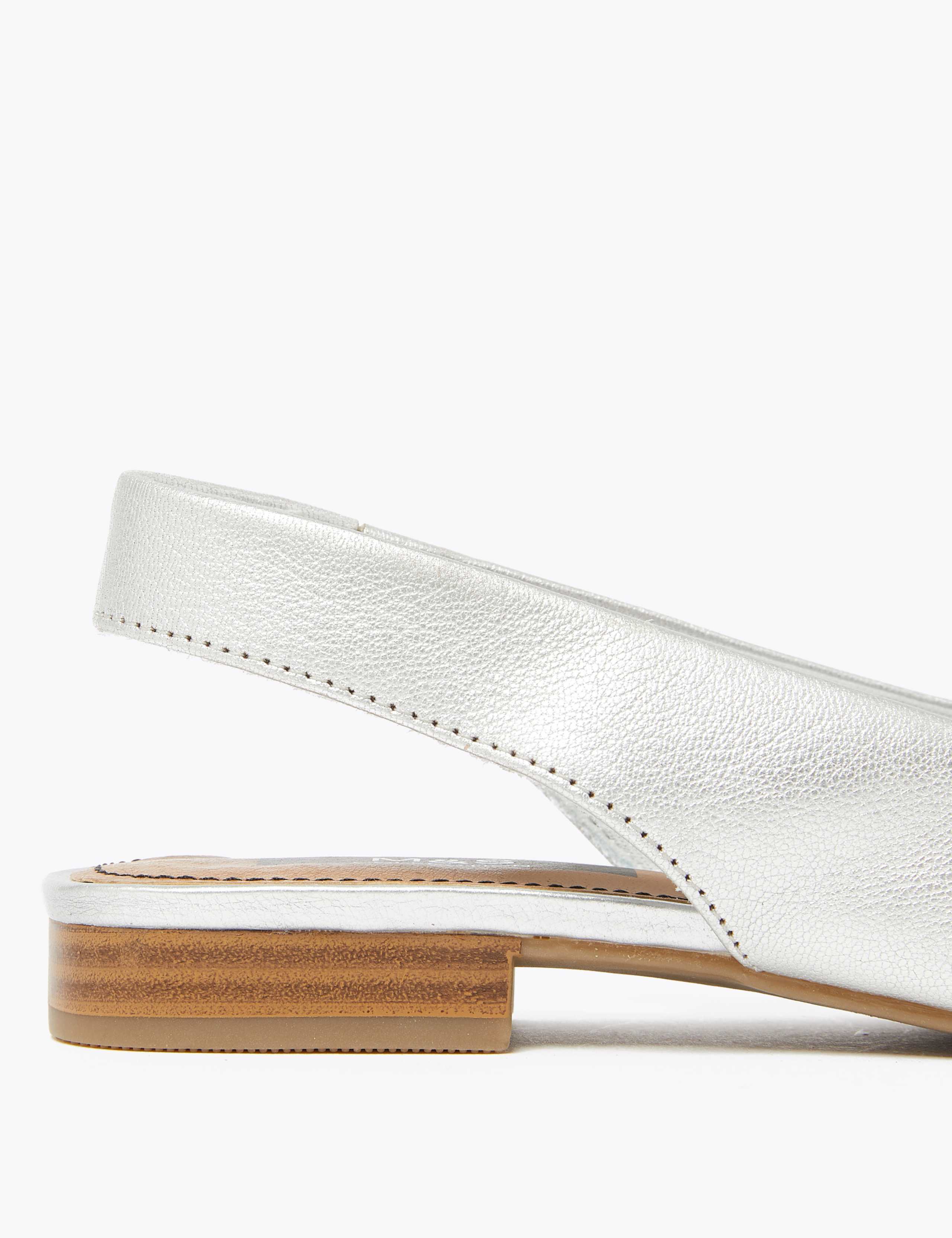 Leather Slingback Shoes 4 of 5