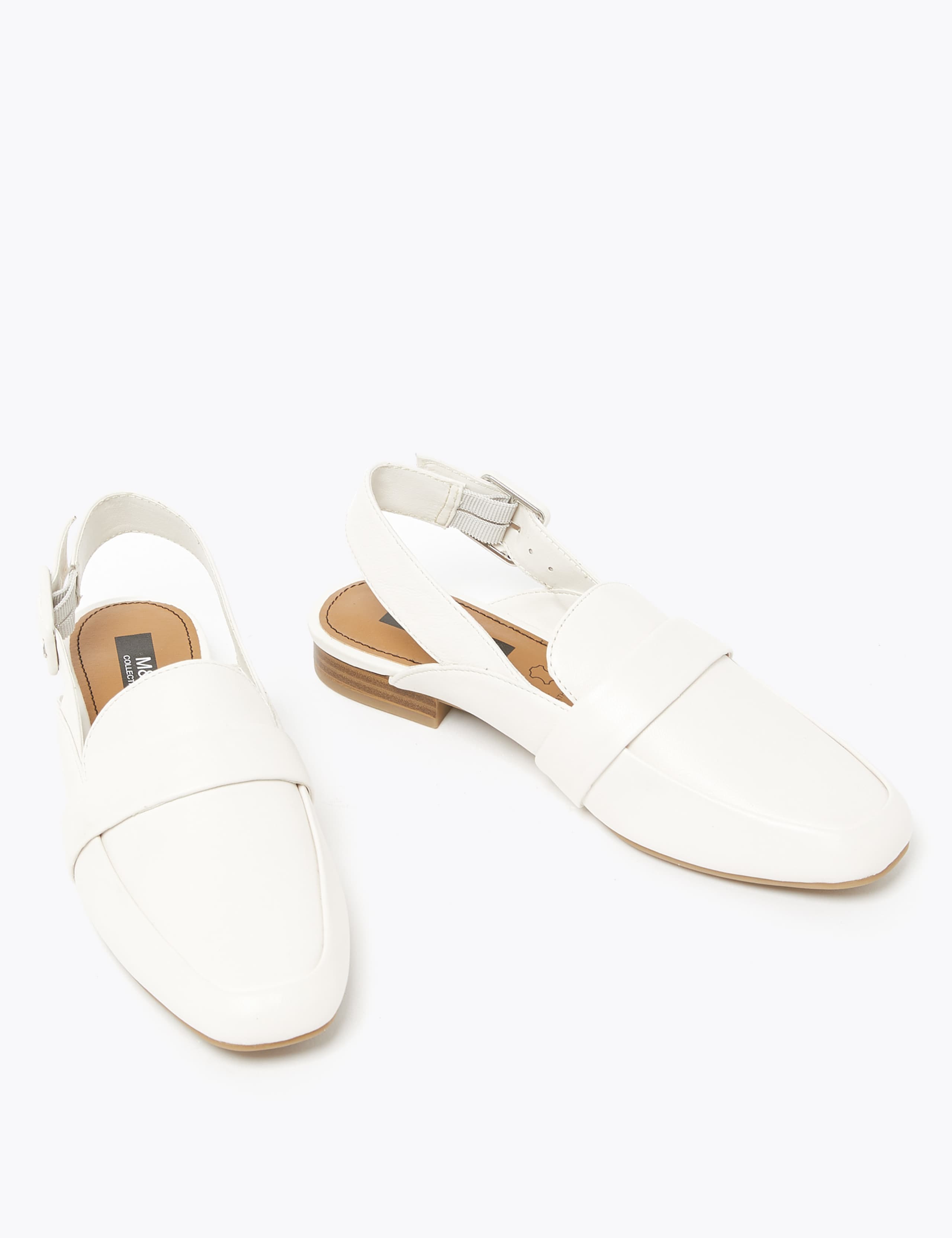 Leather Slingback Loafers 3 of 5