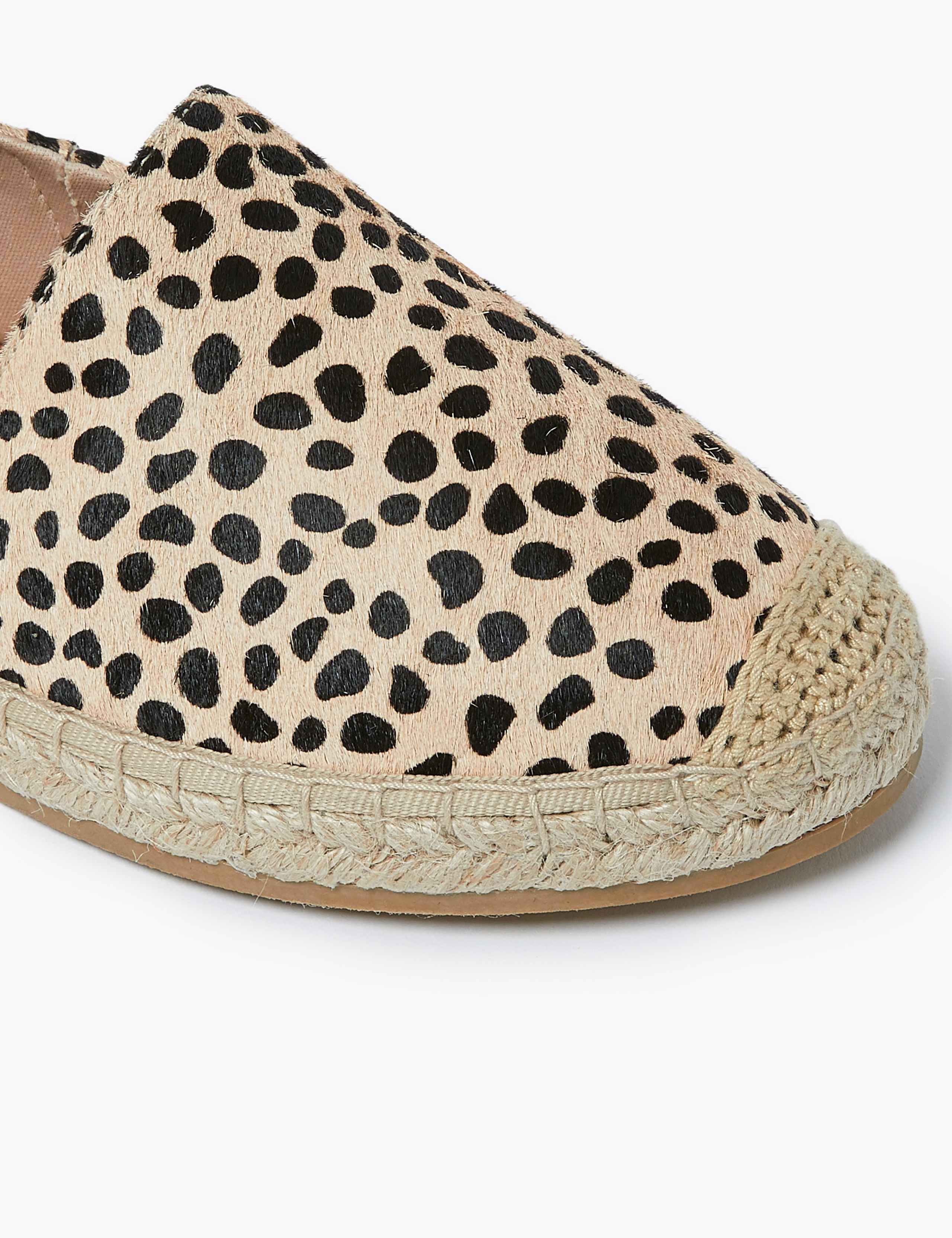Leather Flatform Espadrilles 3 of 4