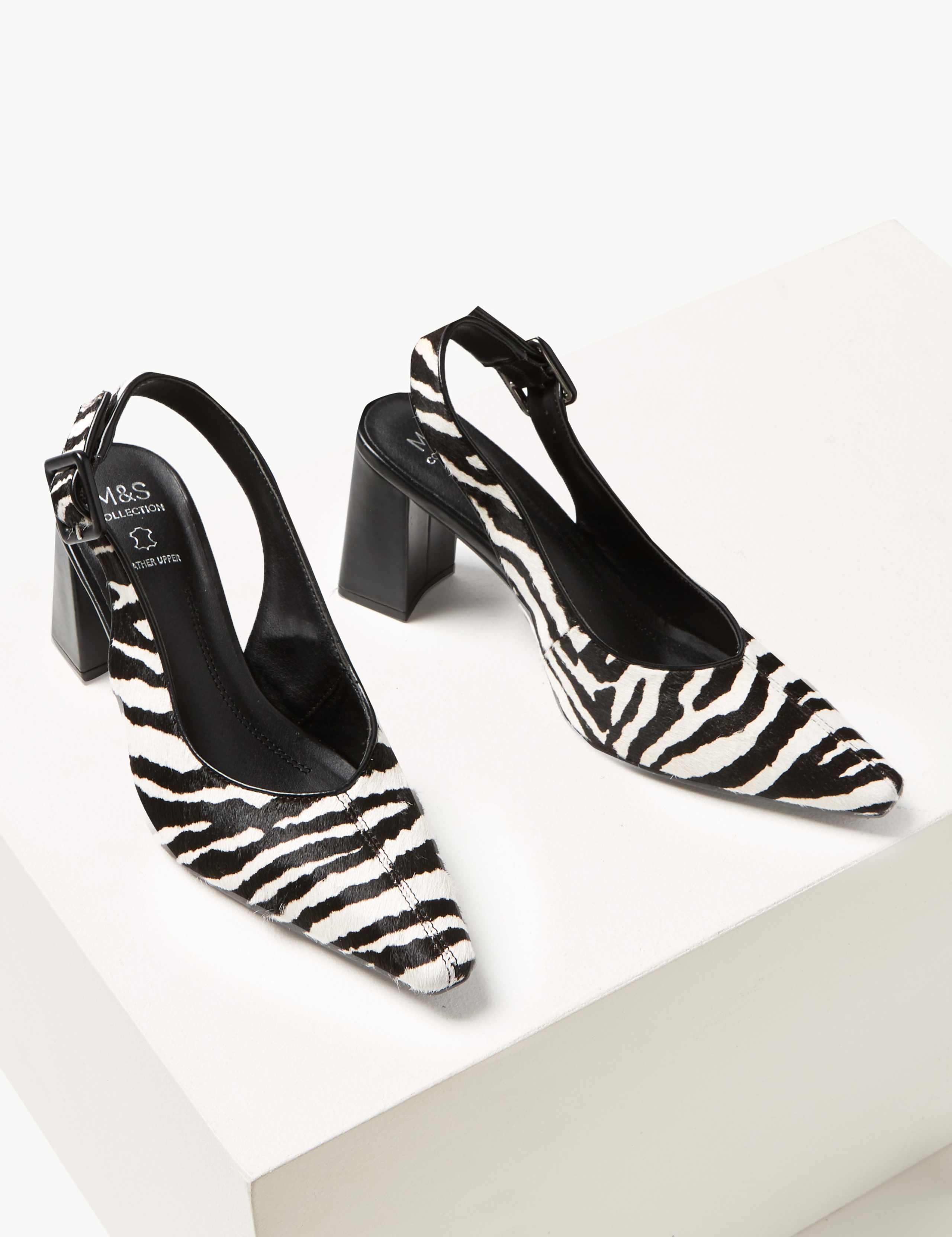 Leather Slingback Shoes 3 of 5