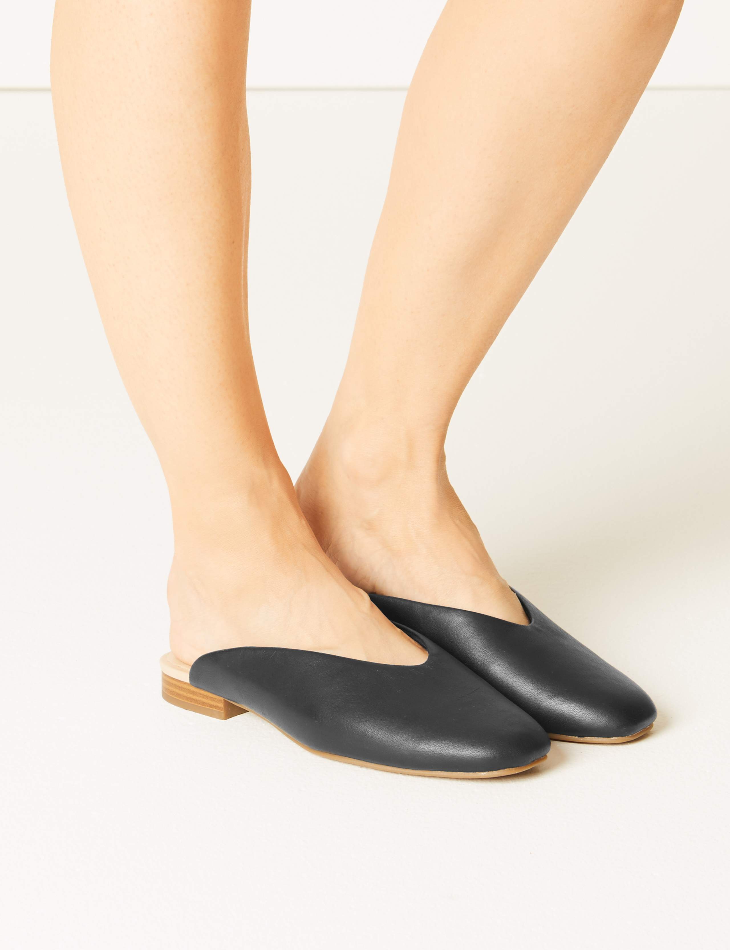 Leather Mule Shoes 1 of 5