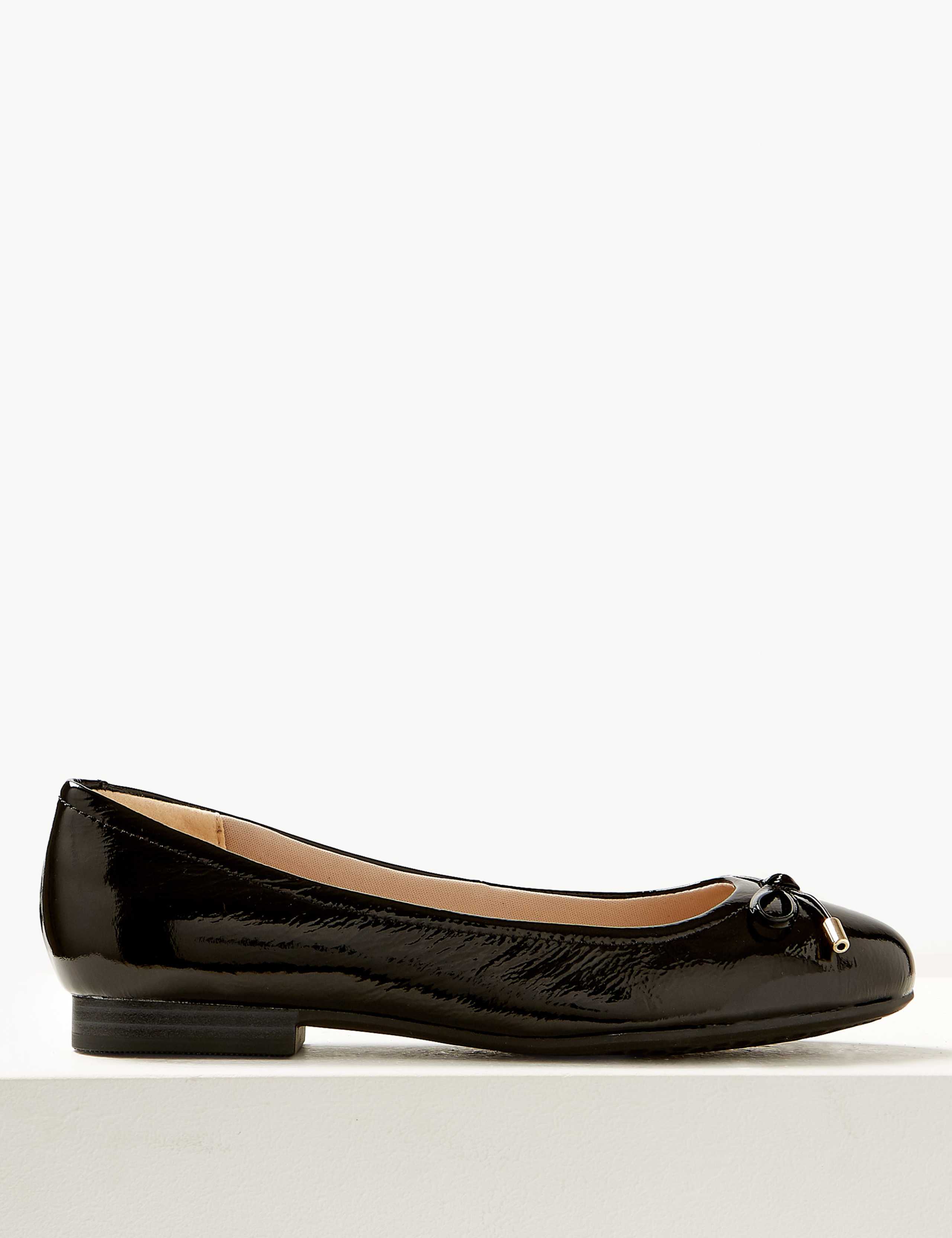 Leather Bow Pumps 2 of 5