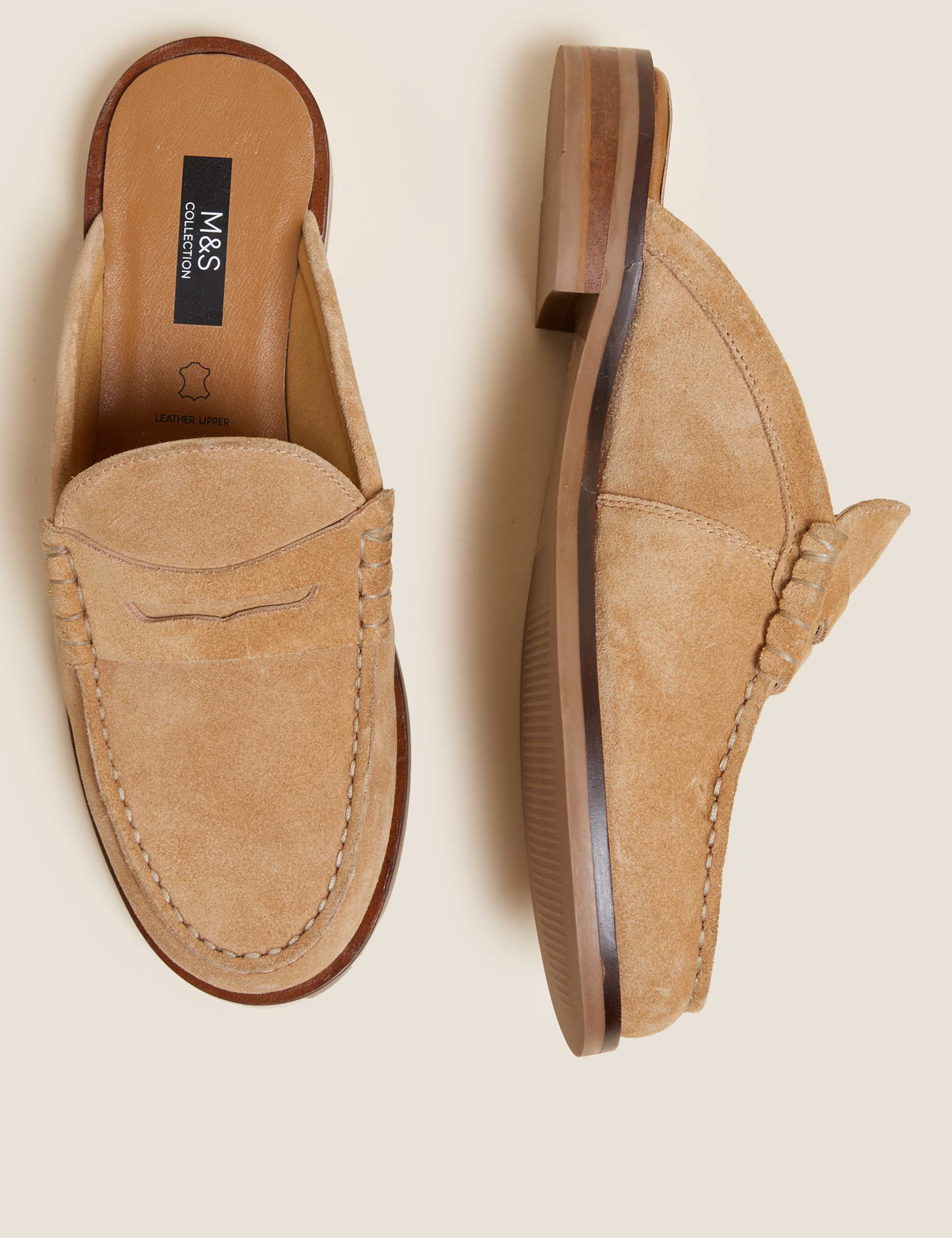 Suede Slip On Mules 3 of 4