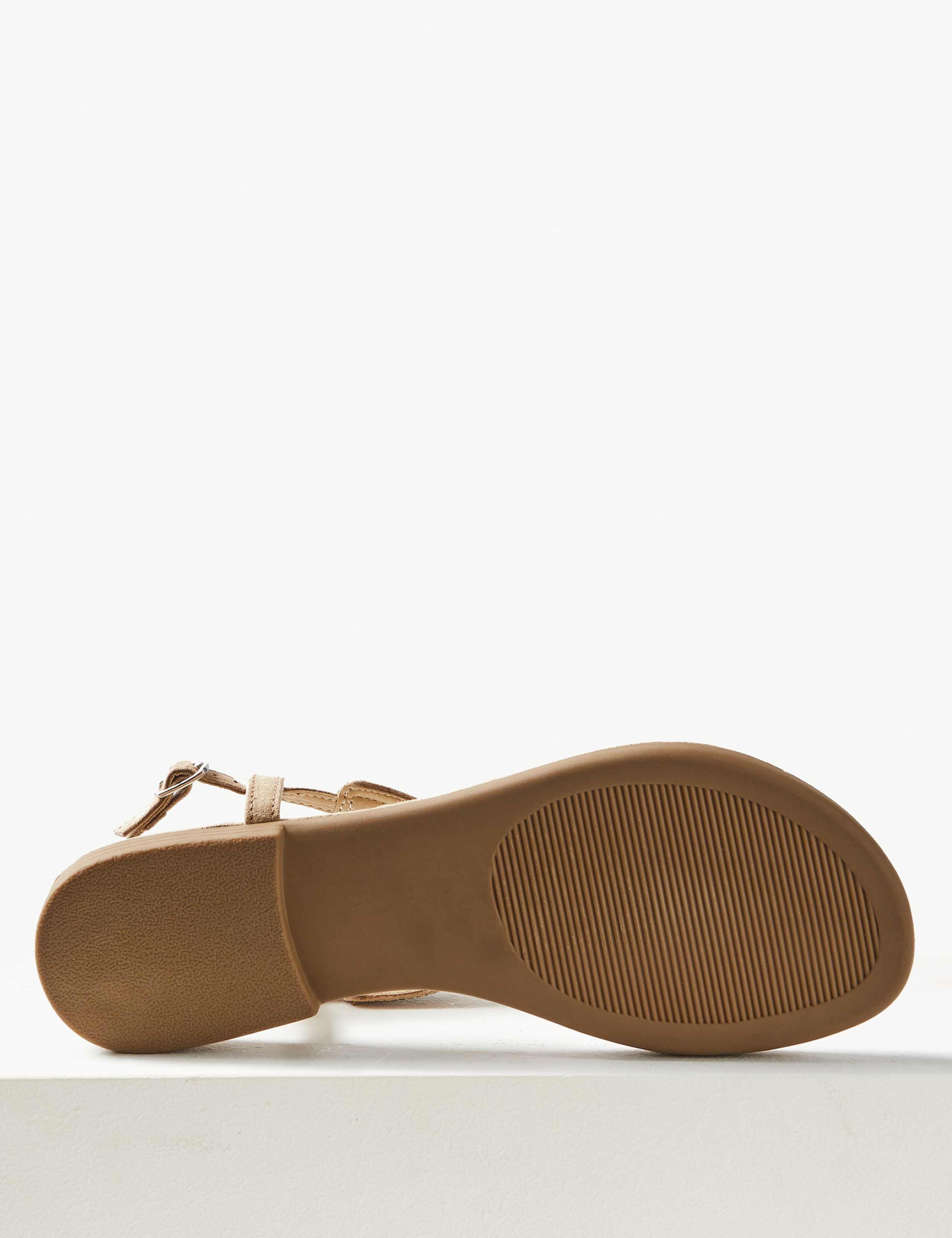 T-Bar Embellished Sandals 4 of 5