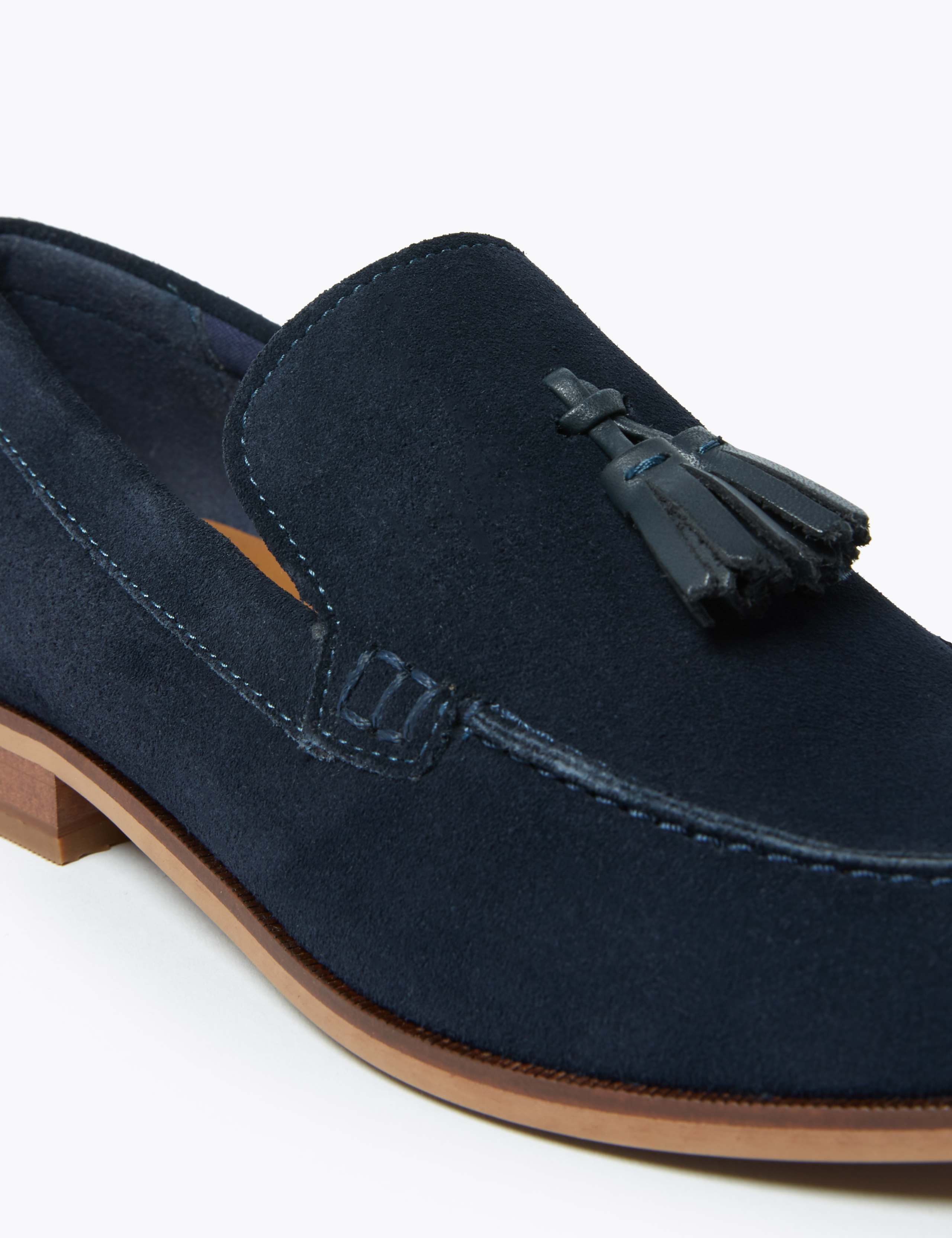 Suede Tassel Loafers 4 of 5