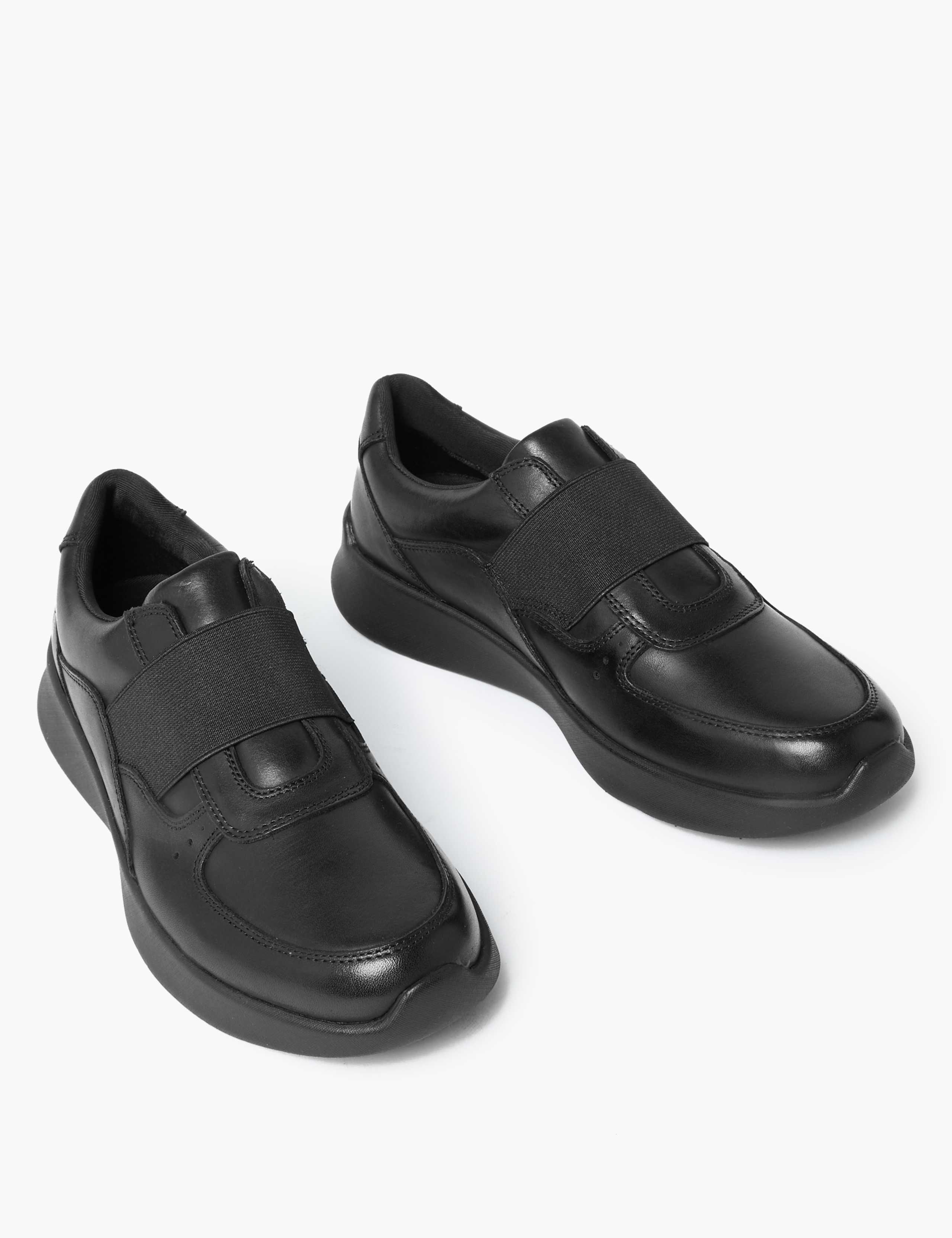 Leather Slip On Trainers 2 of 4