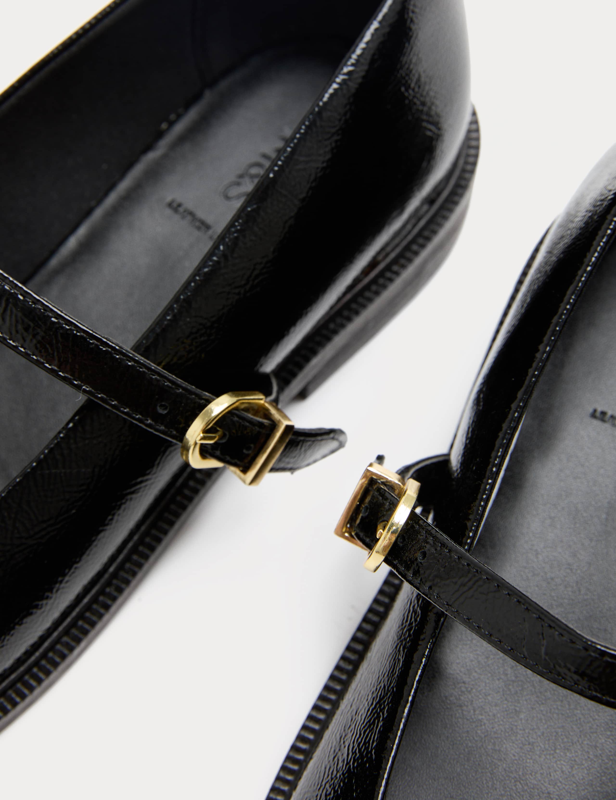 Leather Patent Flat Mary Jane Ballet Pump 3 of 3