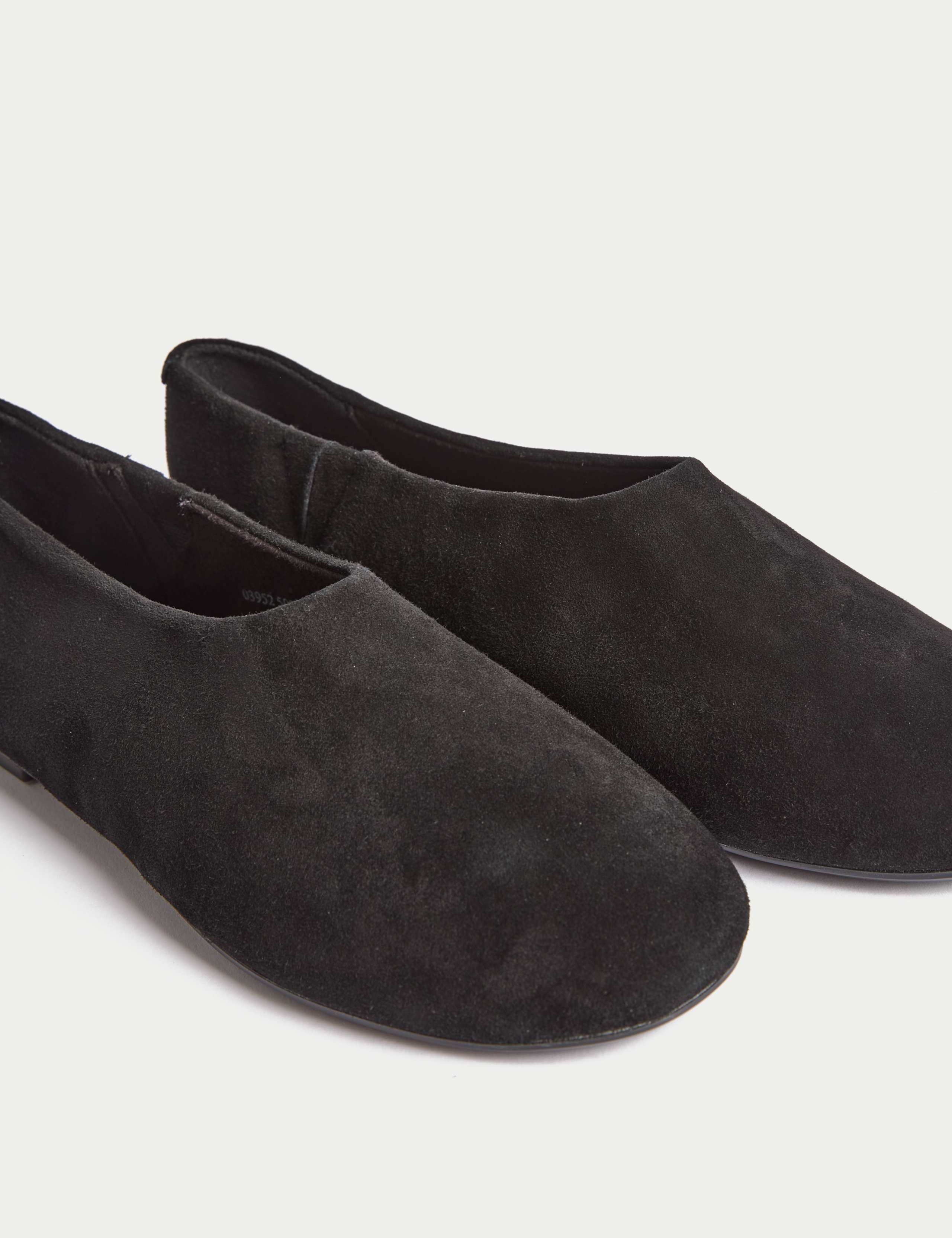 Suede Flat Ballet Pumps 3 of 3