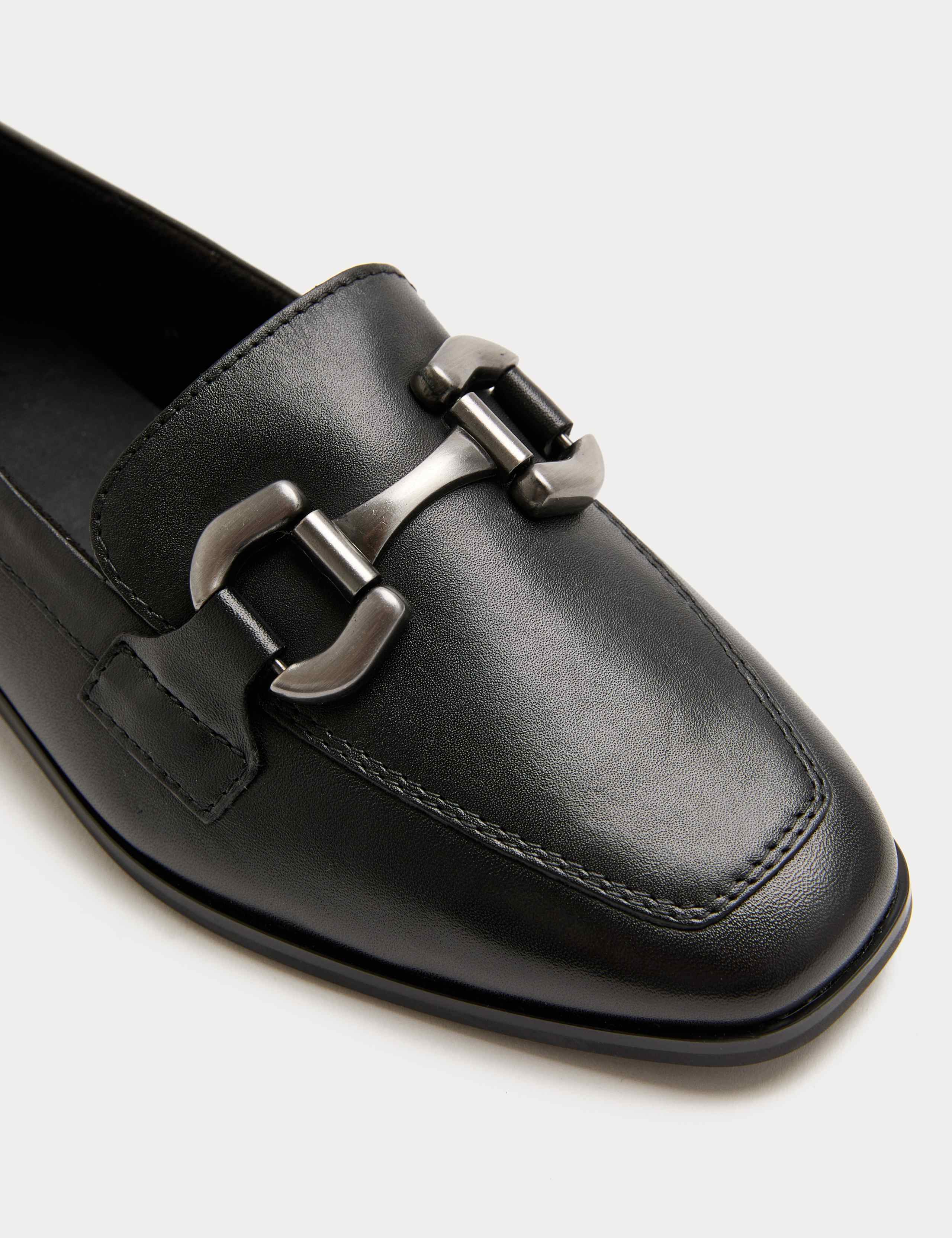 Leather Trim Flat Loafers 3 of 3
