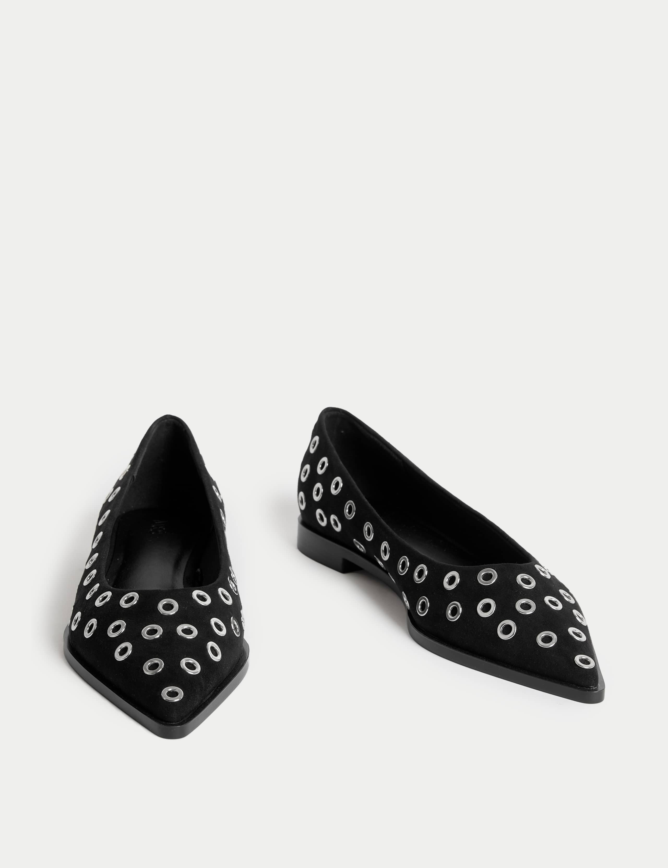 Studded Flat Pointed Shoes 2 of 3
