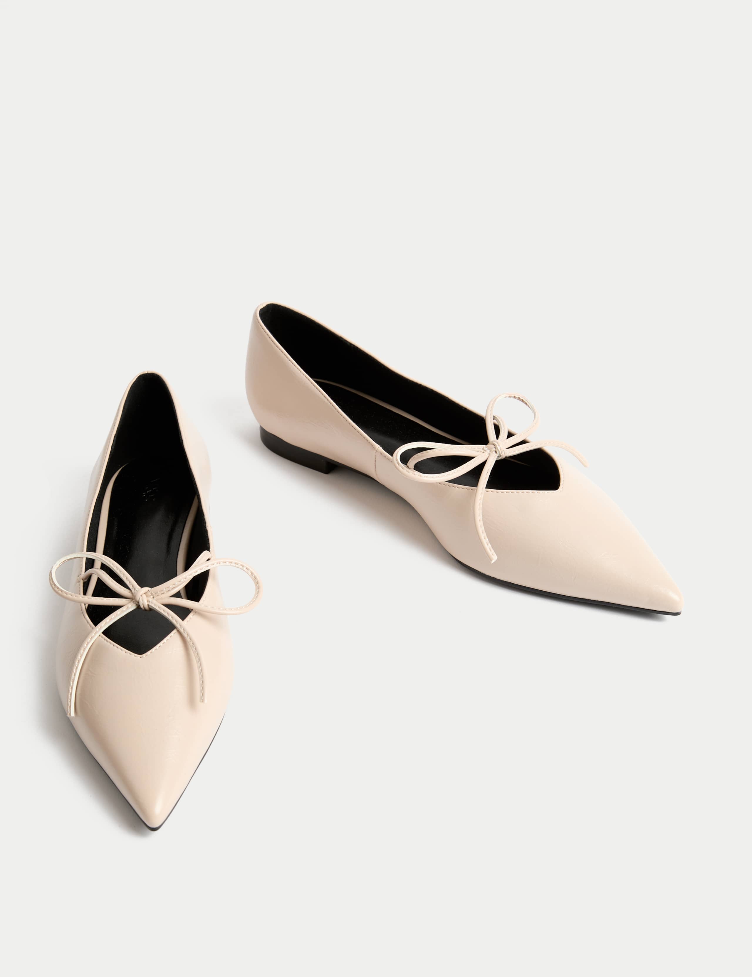 Bow Flat Pointed Pumps 2 of 3