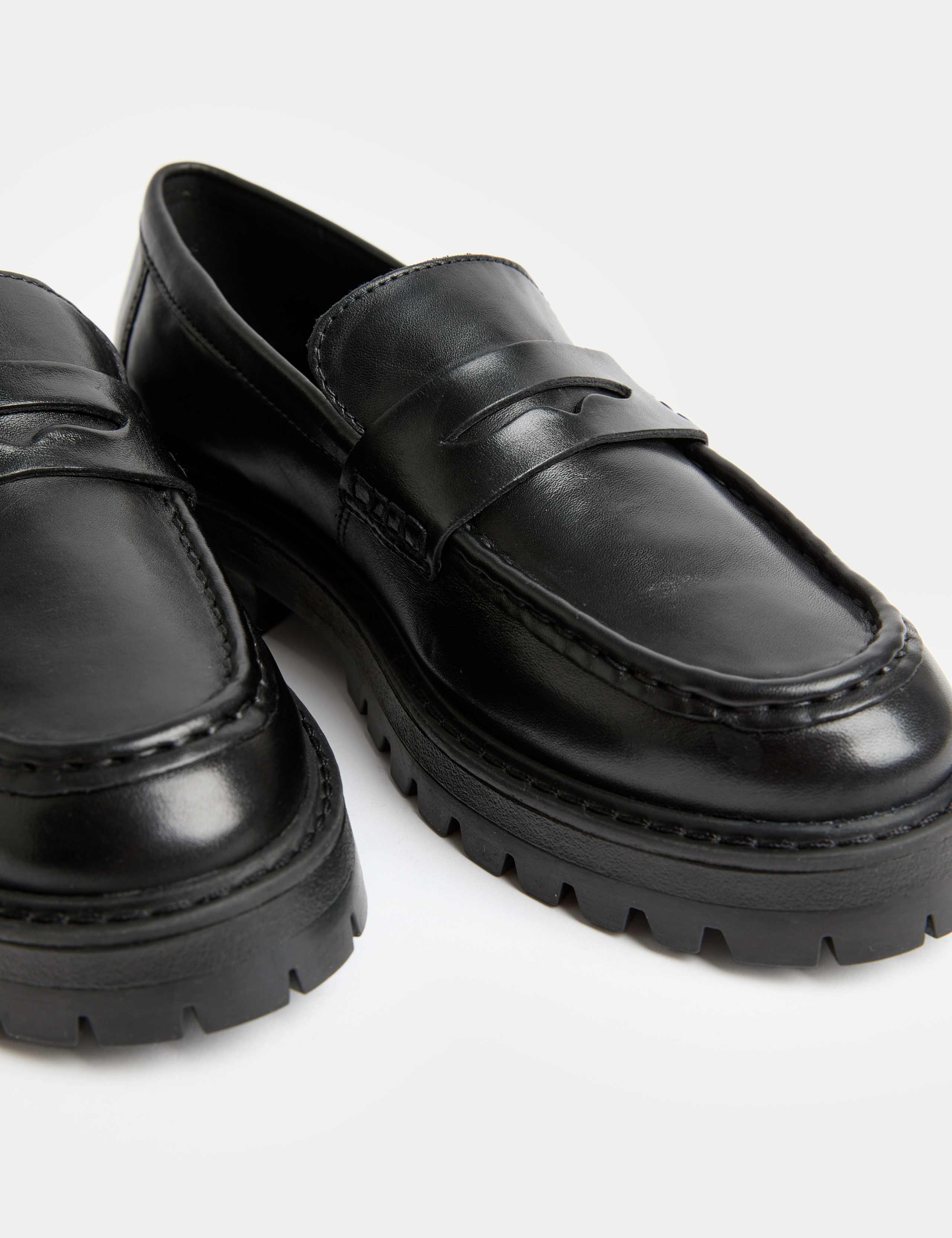 Leather Chunky Loafers 3 of 3