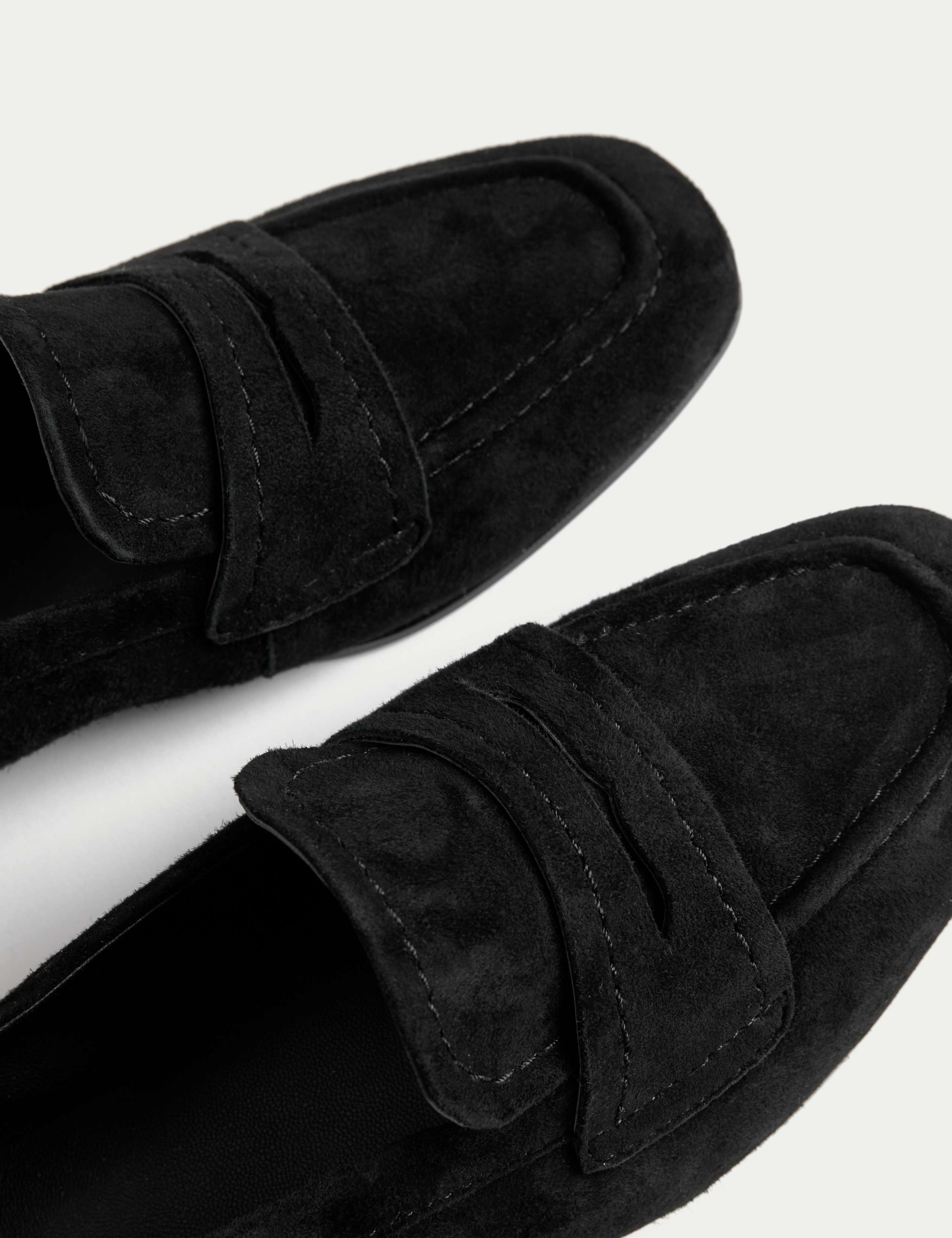 Suede Slip On Flat Loafers 3 of 3