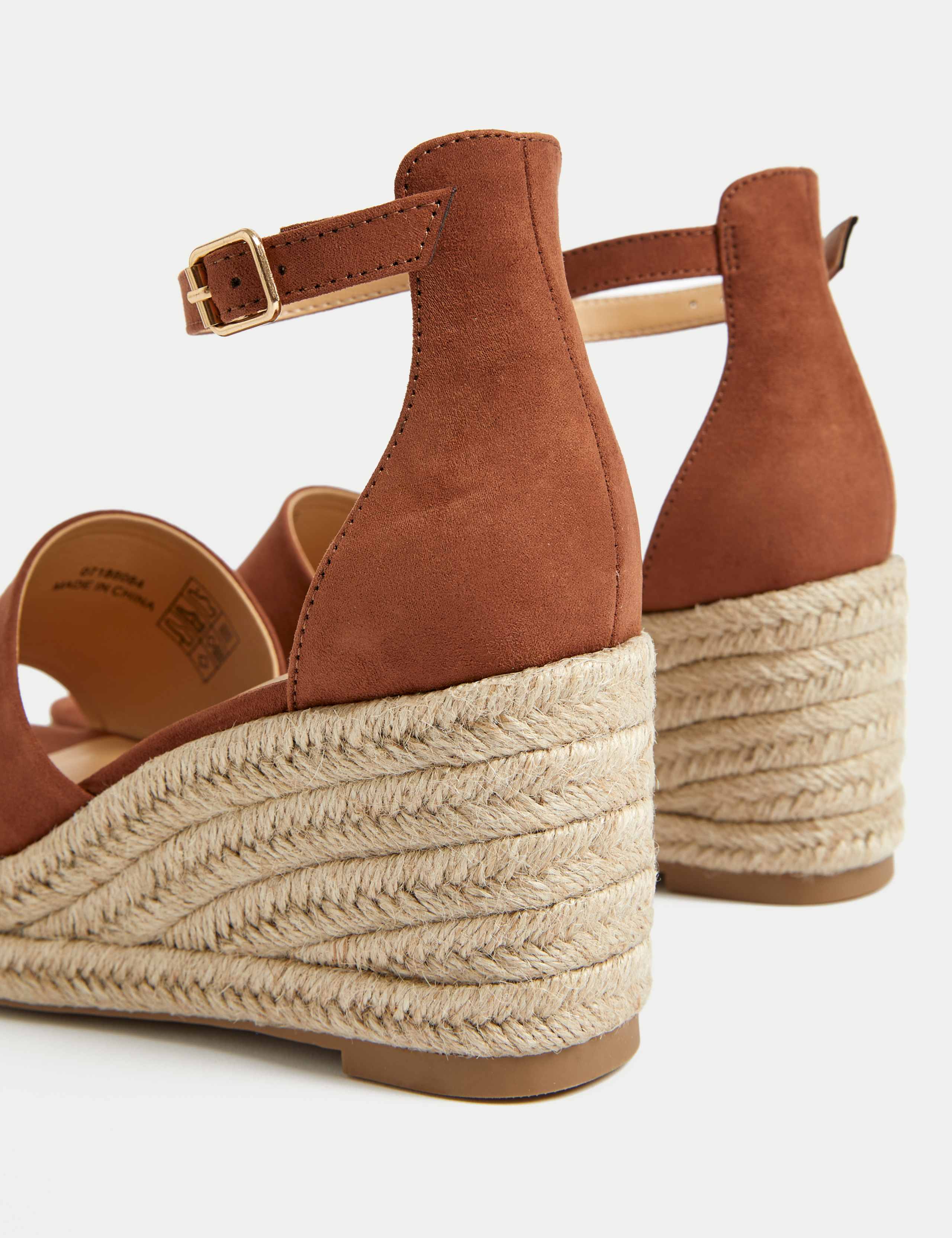 Wide Fit Ankle Strap Wedge Espadrilles 3 of 3