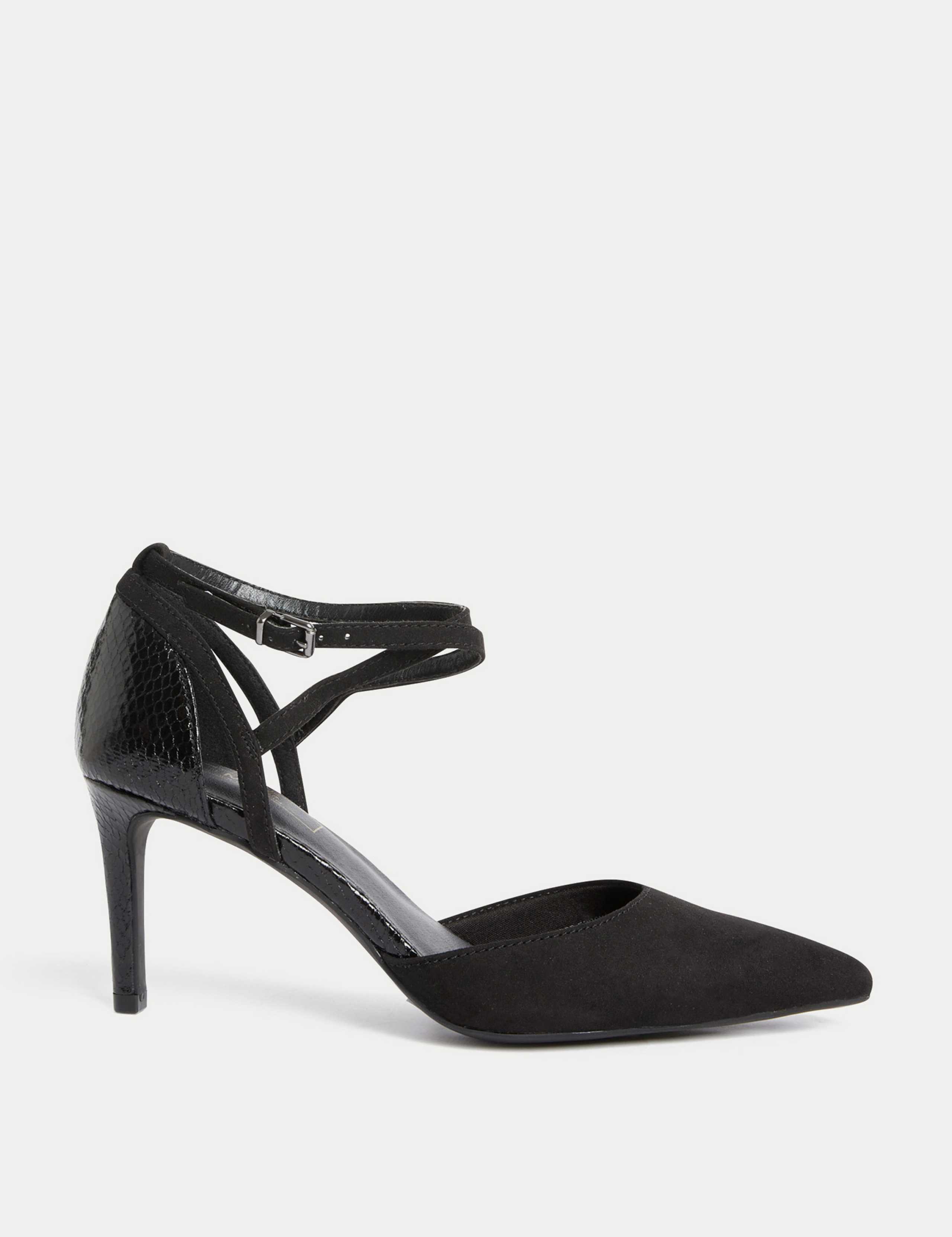 Wide Fit Stiletto Heel Court Shoes 1 of 2