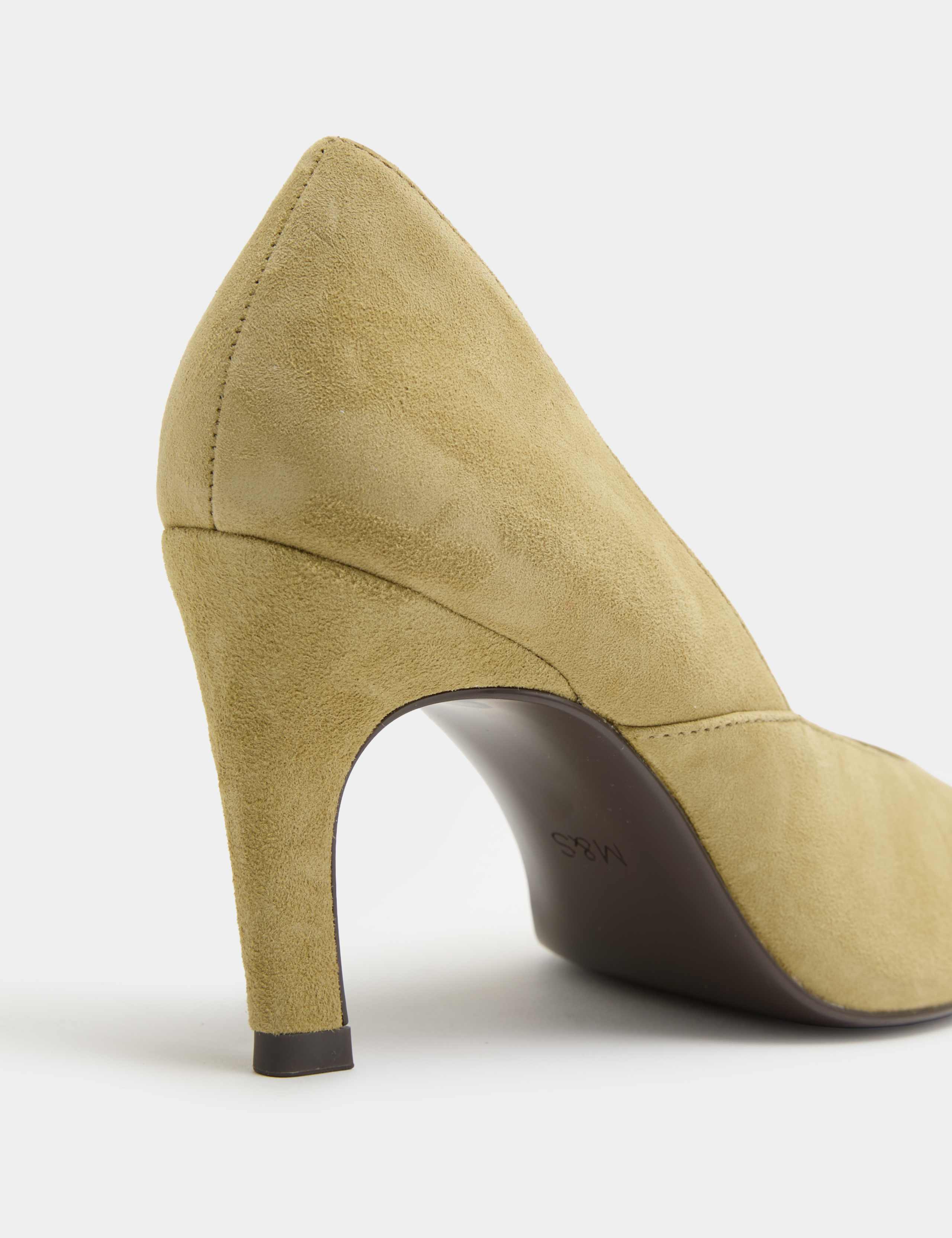 Suede Stiletto Heel Court Shoes 3 of 3