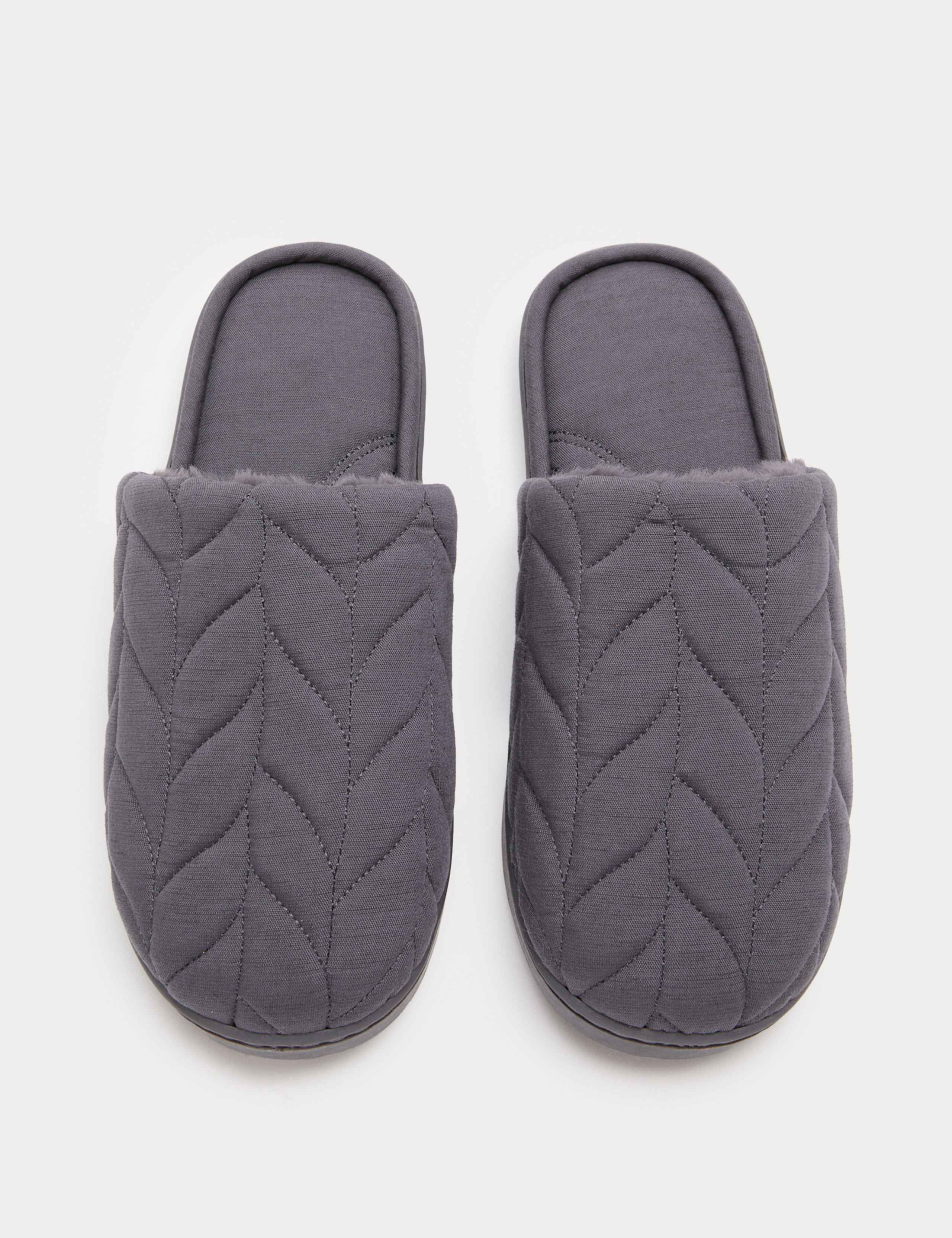 Quilted Mule Slippers with Secret Support 3 of 3