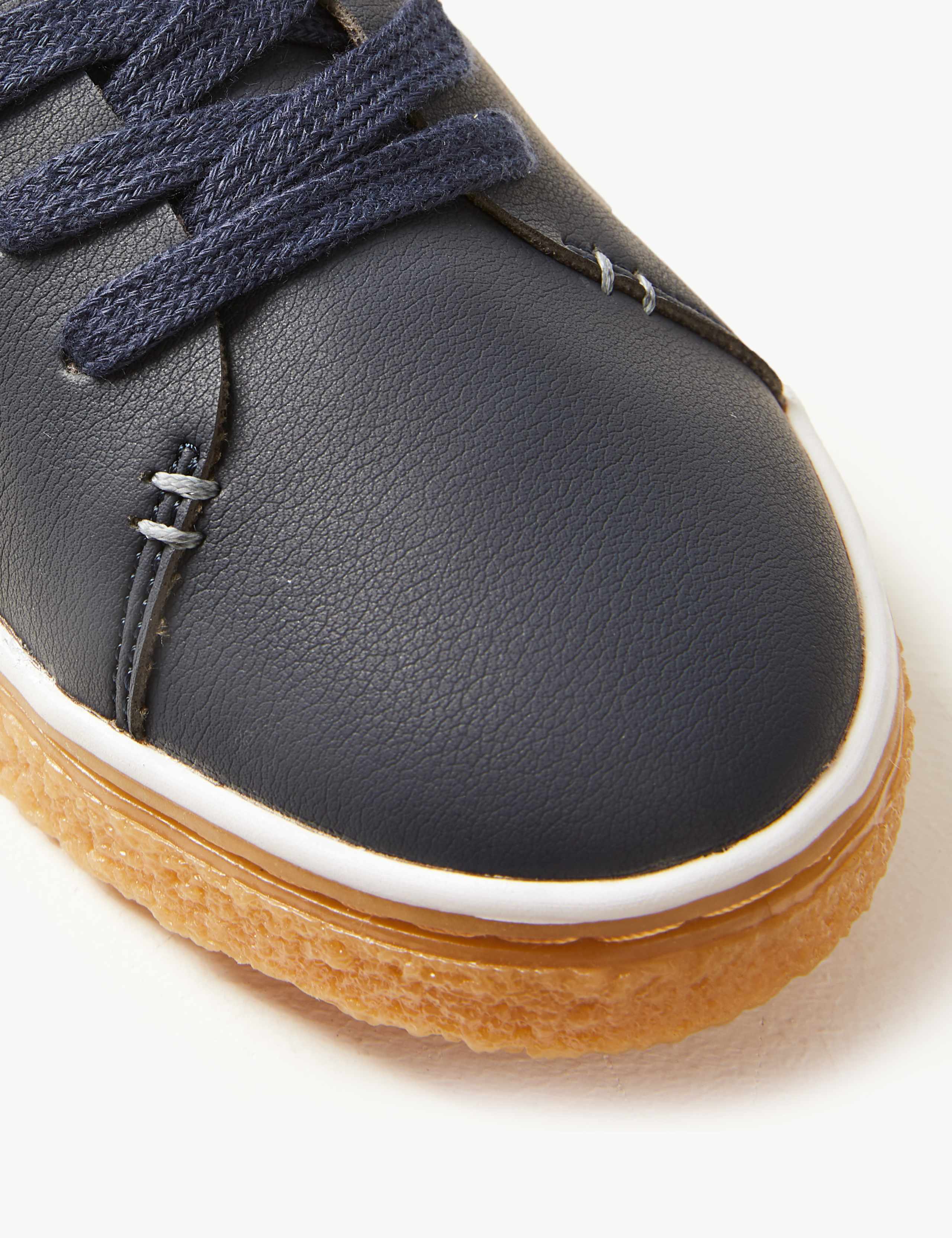 Crepe Lace-up Trainers 4 of 5