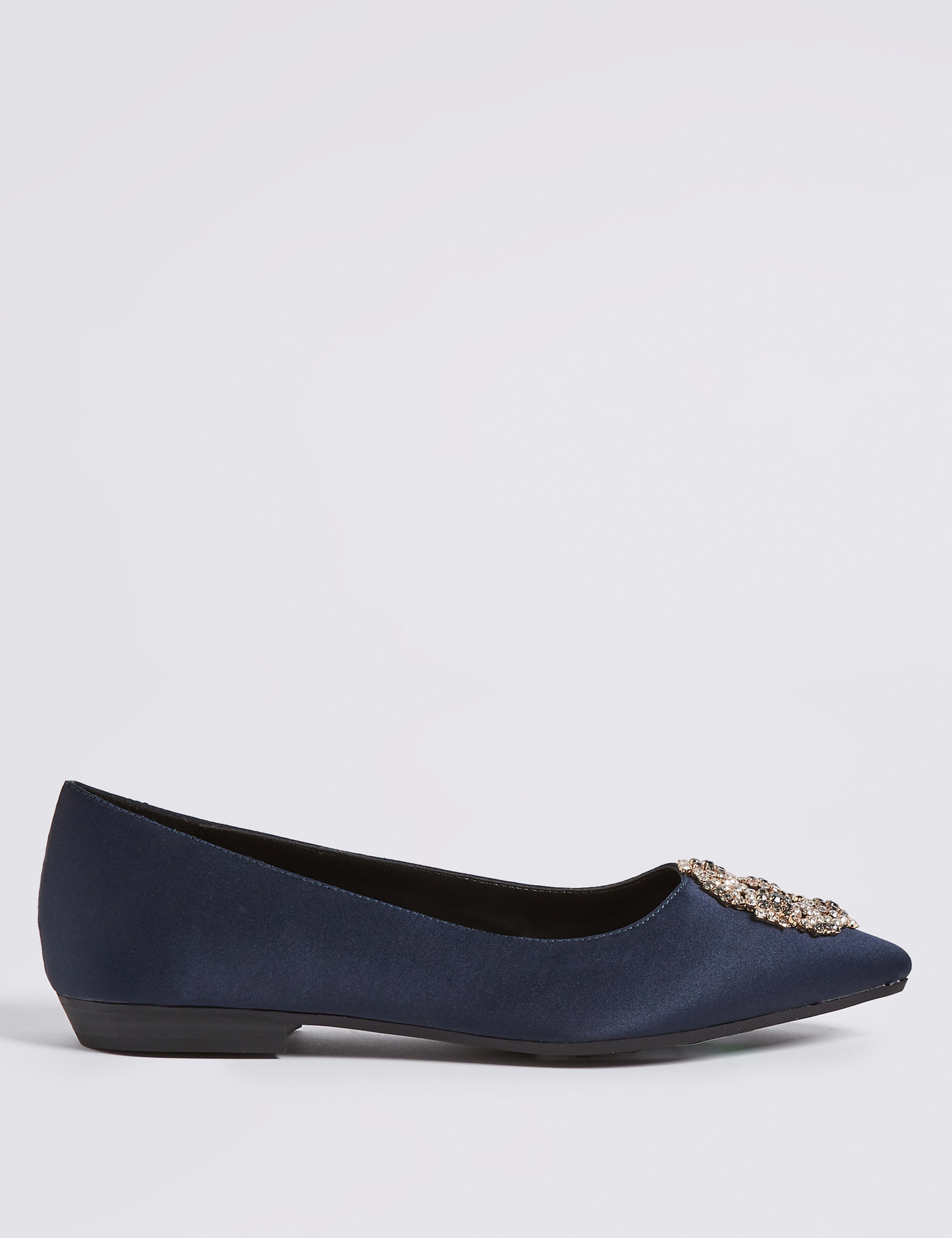 Jewel Trim Ballerina Pumps 2 of 6