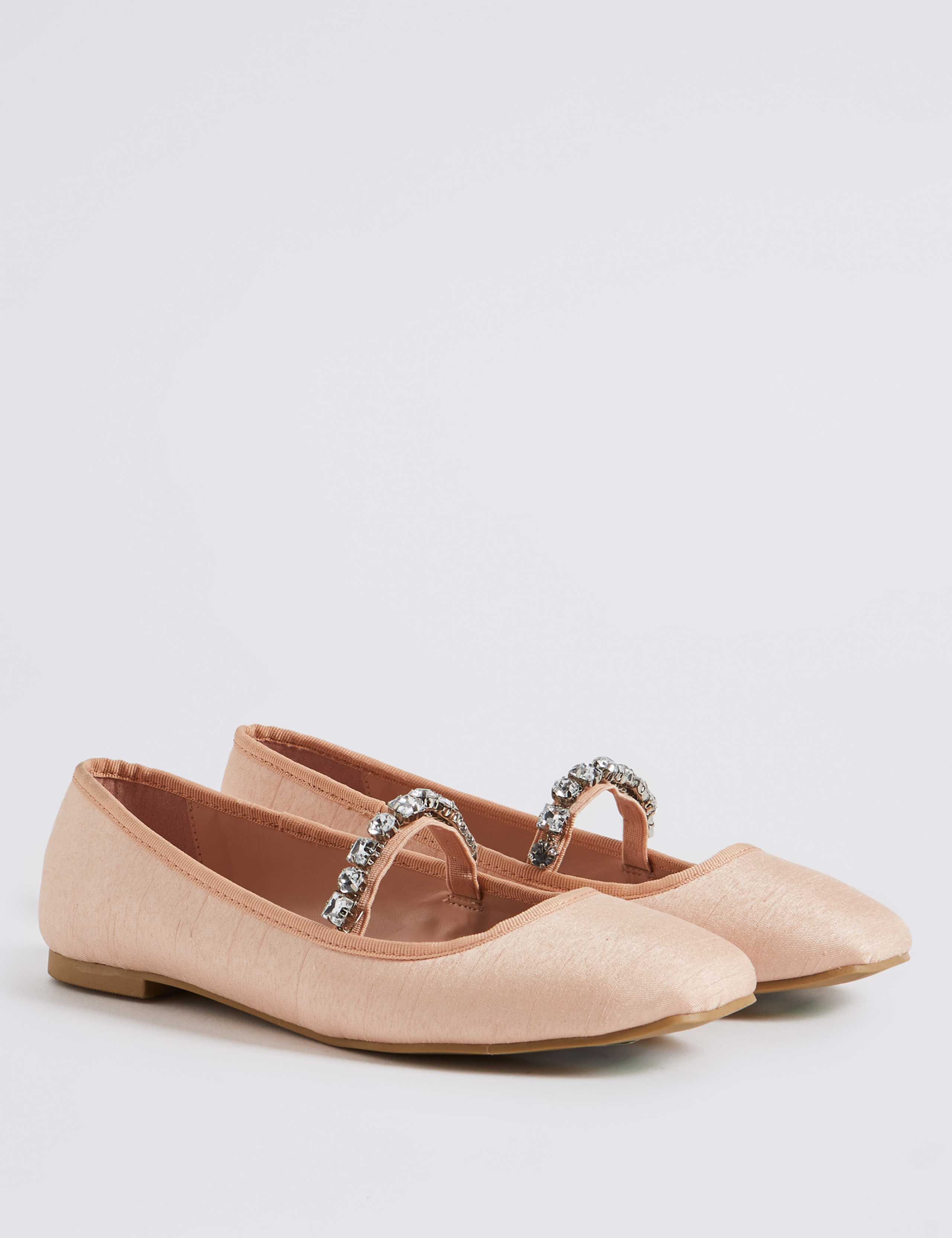 Jewel Strap Ballerina Pumps 3 of 6