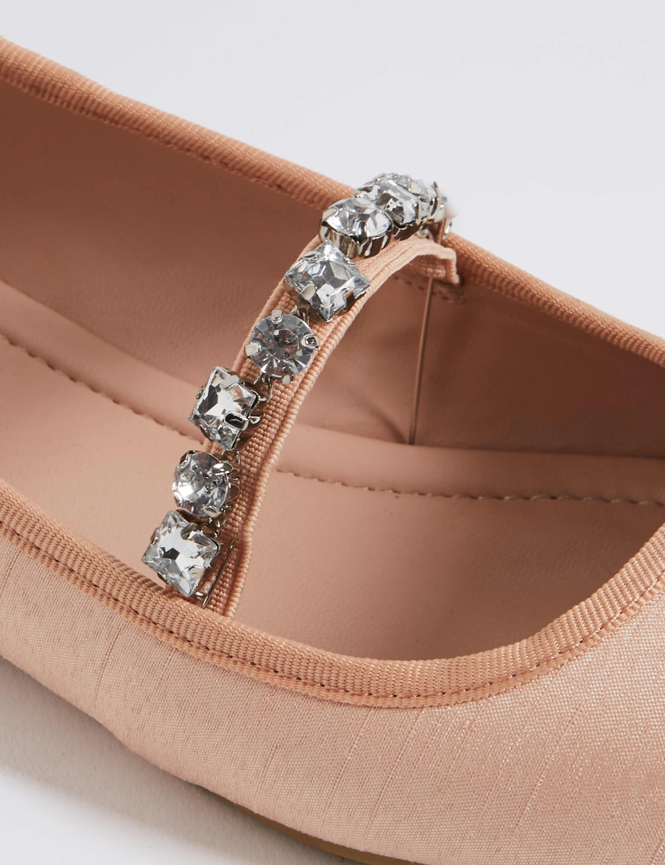 Jewel Strap Ballerina Pumps 6 of 6