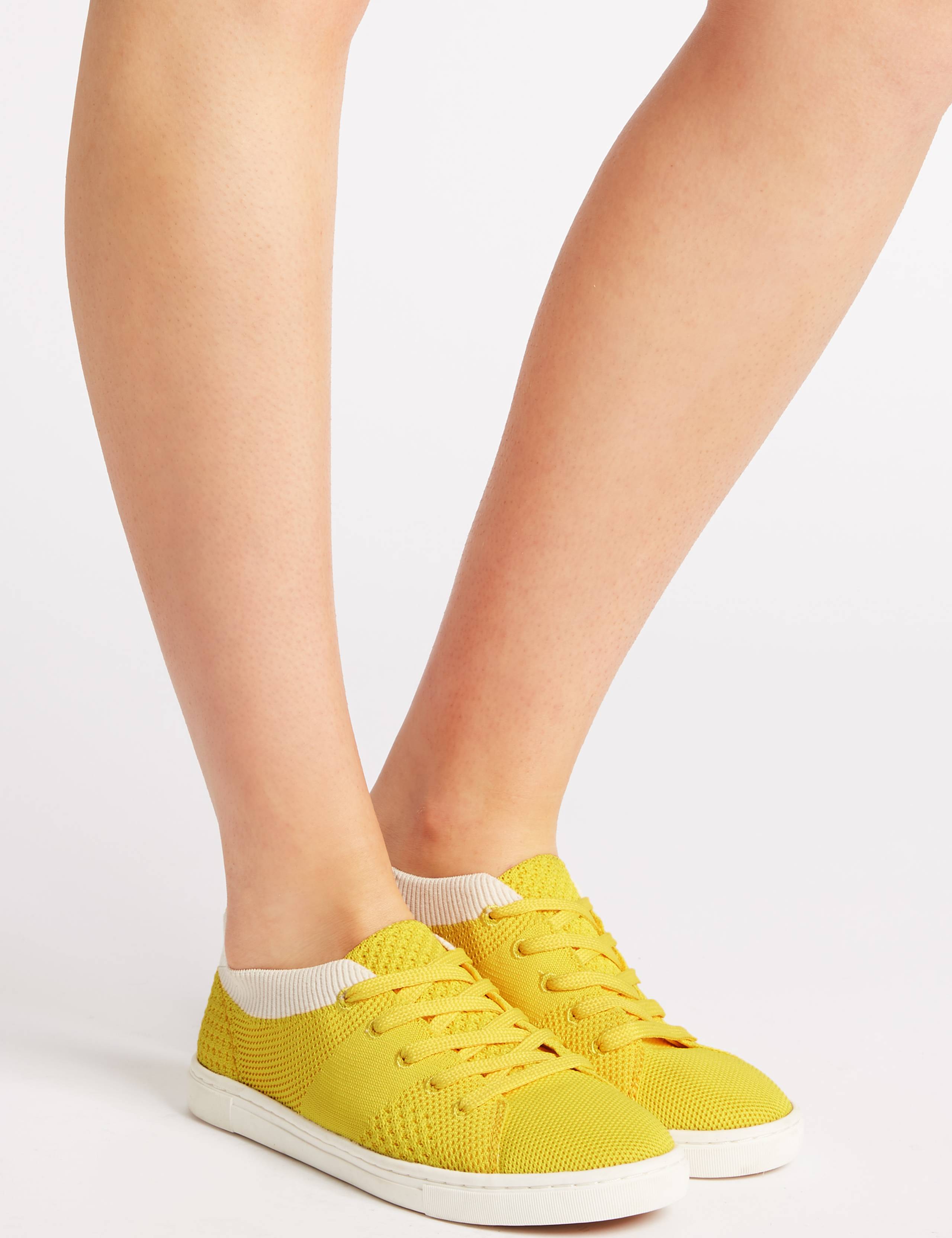 Knitted Lace-up Trainers 1 of 6