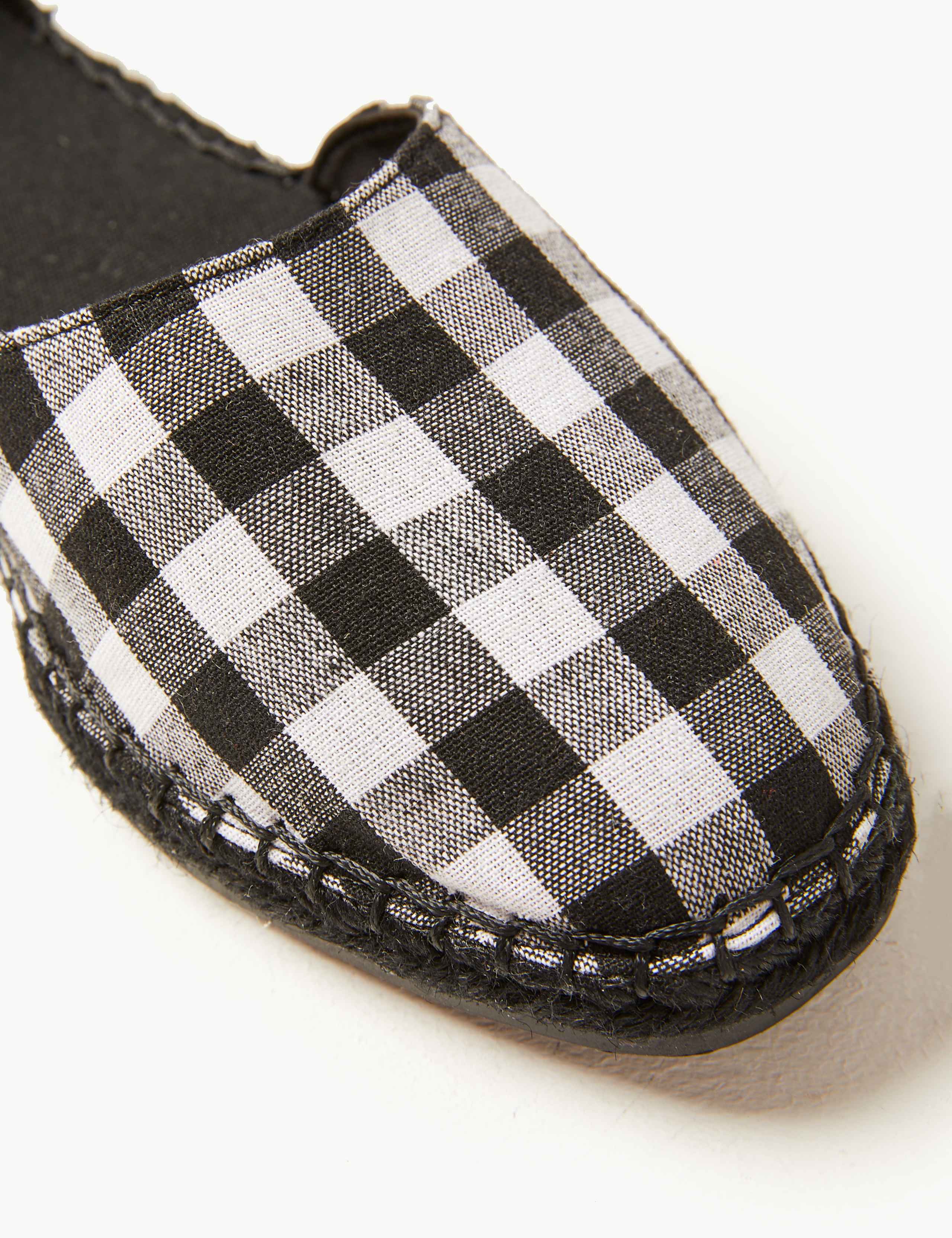 Almond Toe Gingham Espadrilles 4 of 5