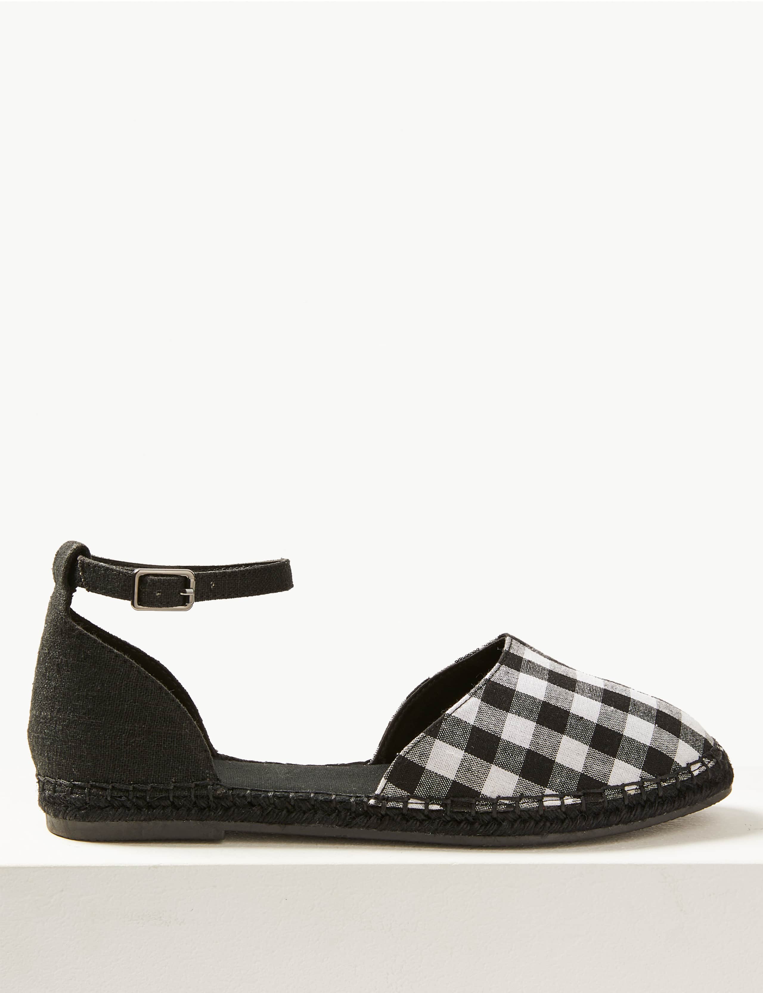 Almond Toe Gingham Espadrilles 2 of 5