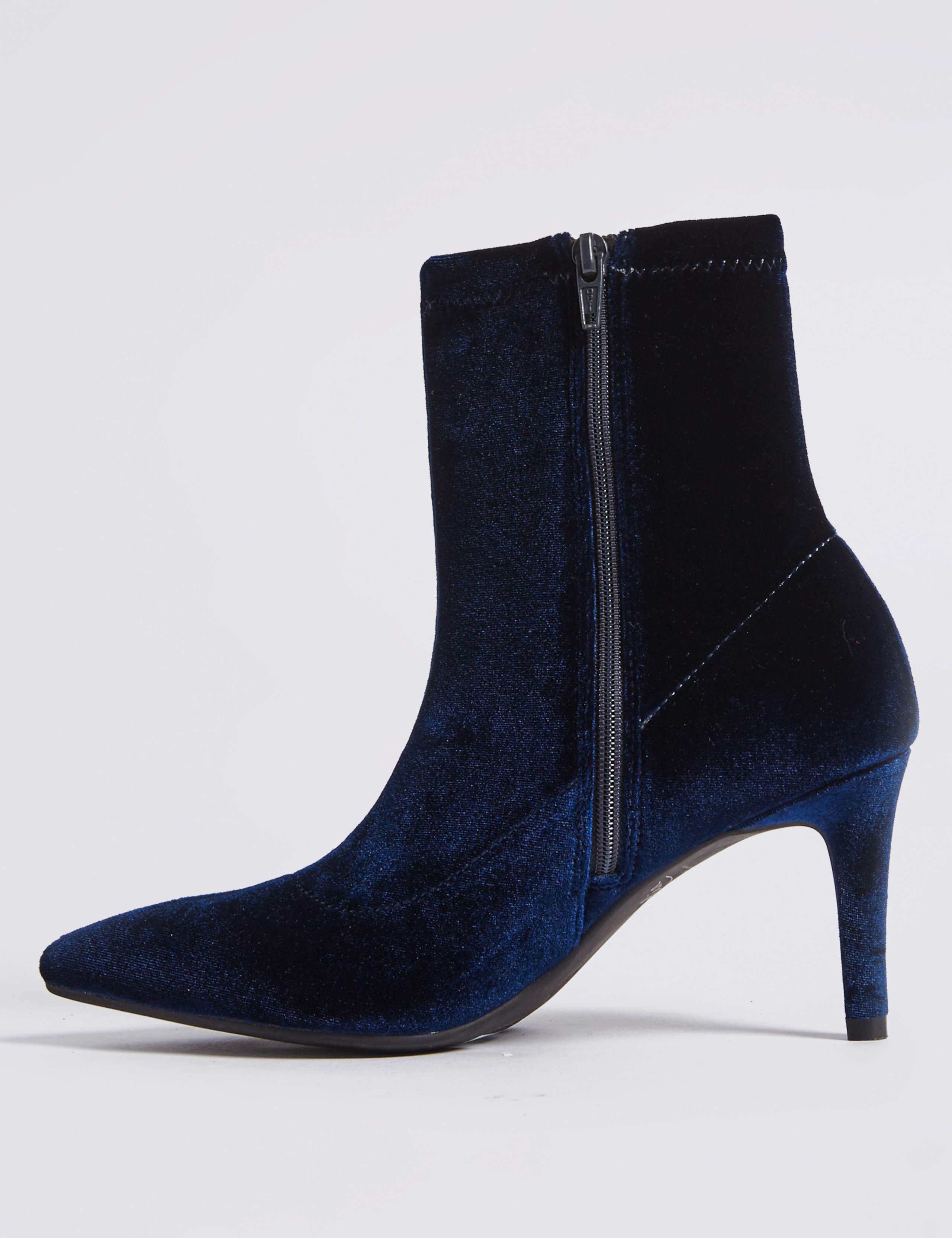Stiletto Heel Side Zip Ankle Boots 5 of 6