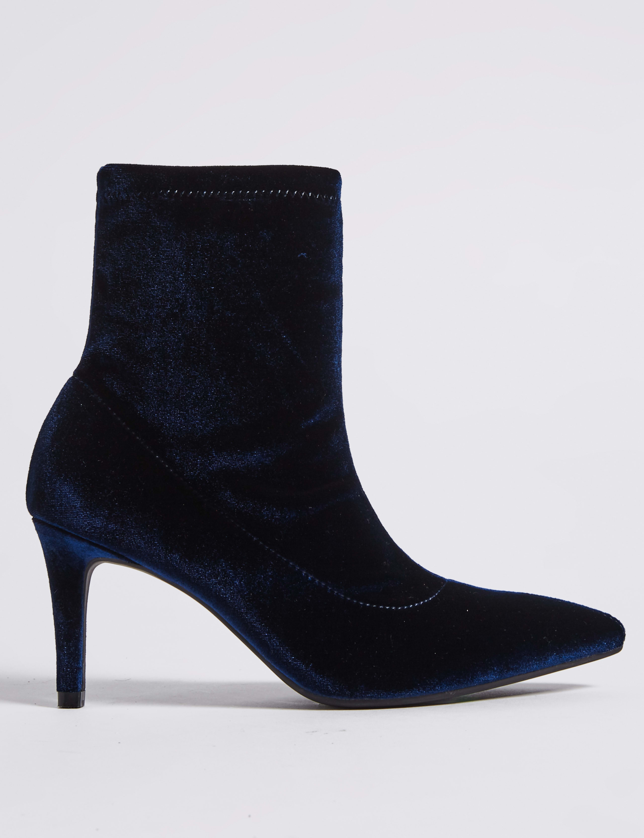 Stiletto Heel Side Zip Ankle Boots 2 of 6