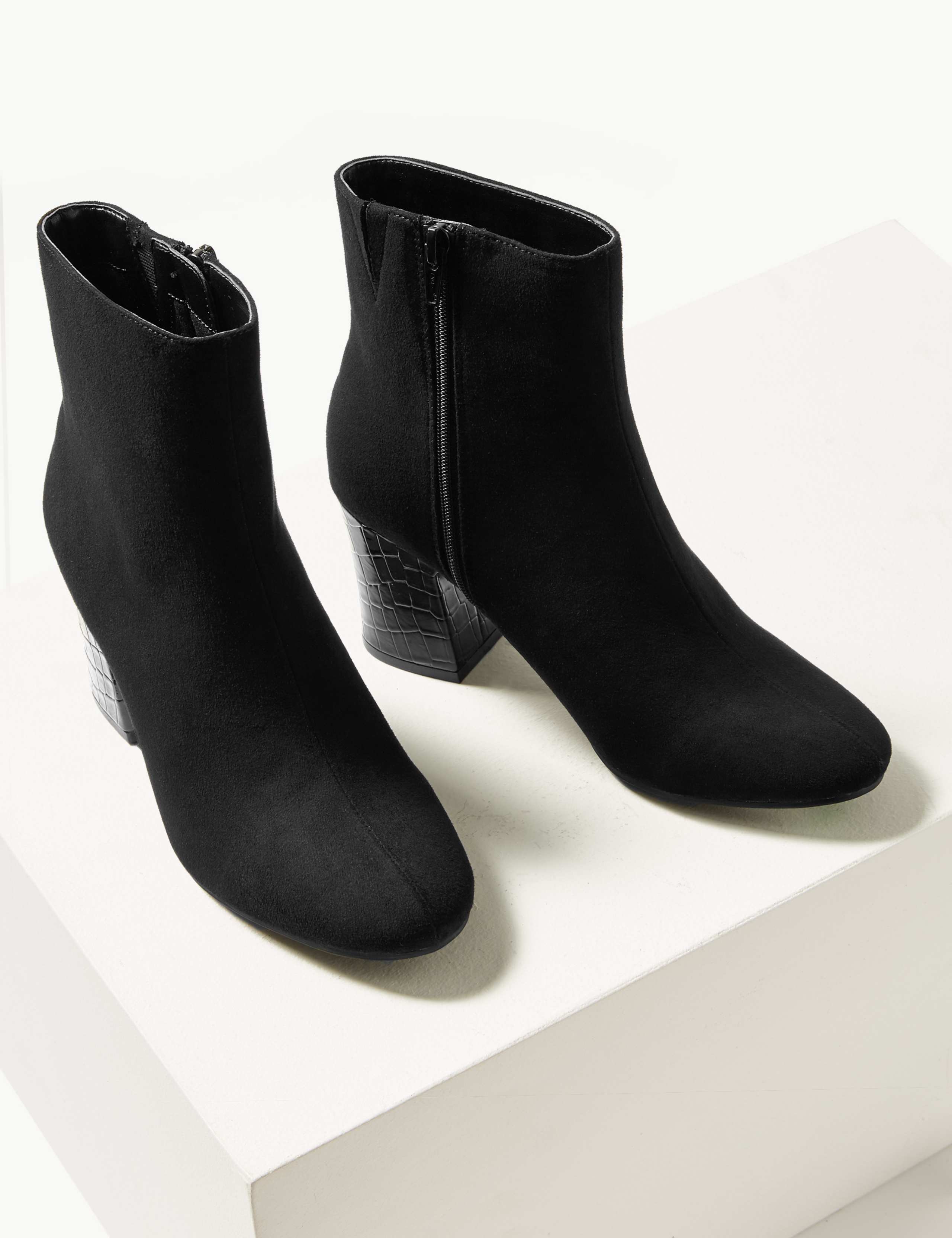 Block Heel Ankle Boots 3 of 6