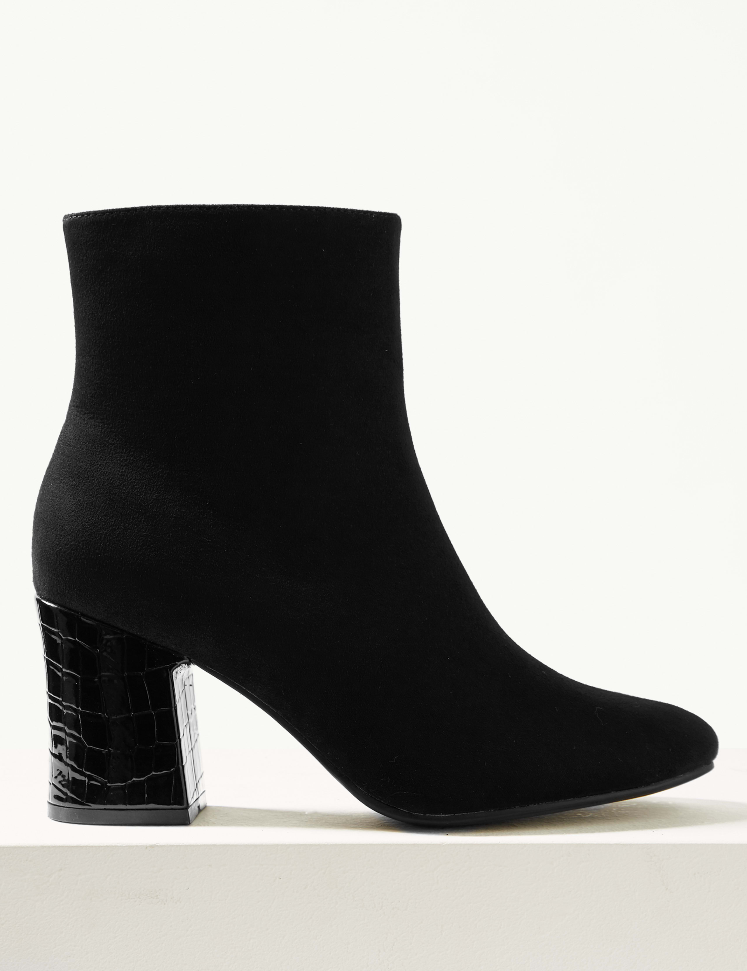 Block Heel Ankle Boots 2 of 6